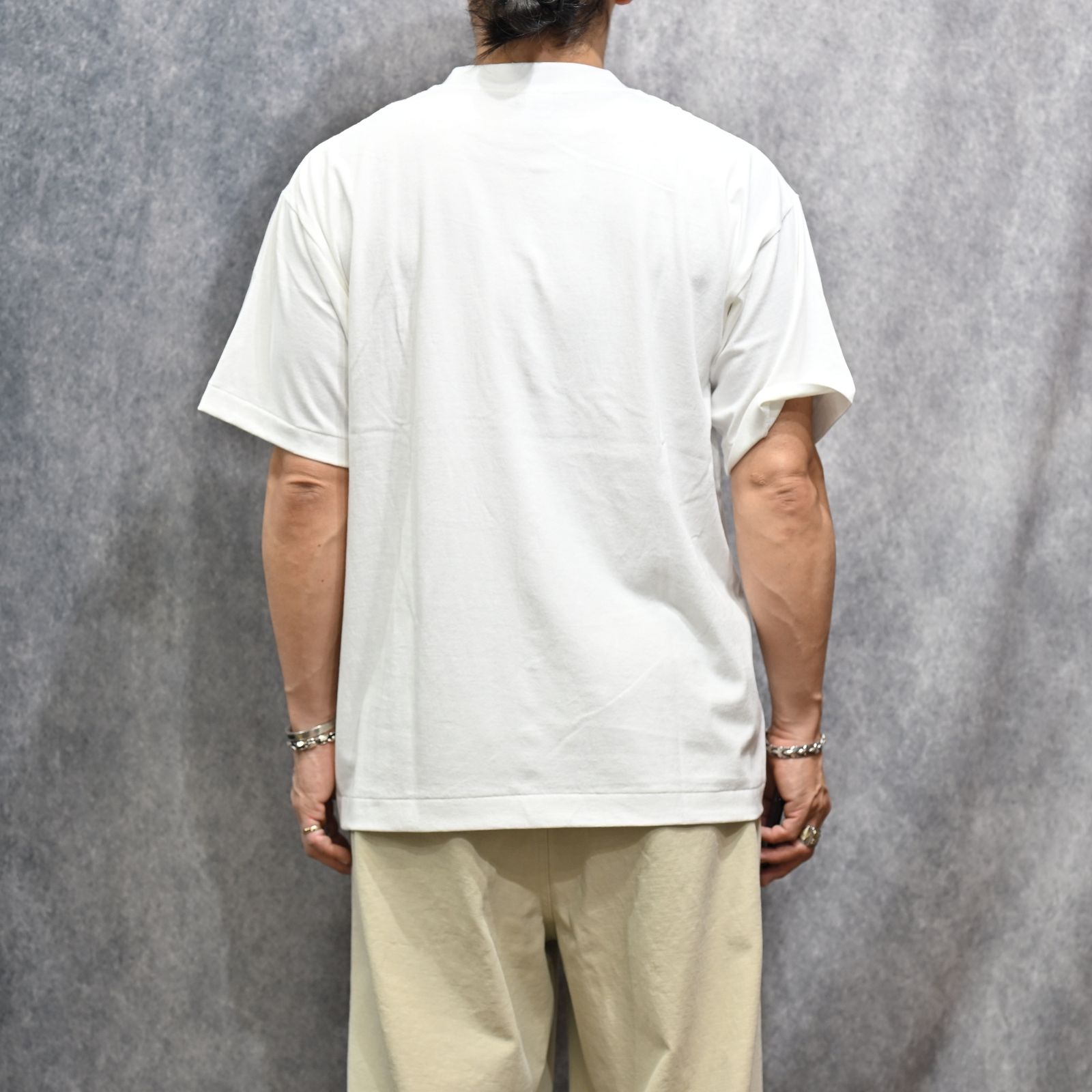 Y1935 POCKET TEE （WHITE）｜ ポケット Tシャツ （ホワイト） 602-261-14