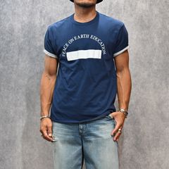 Reversible T-SH （BLU） / リバーシブル プリントTシャツ （ブルー） 2508-4001