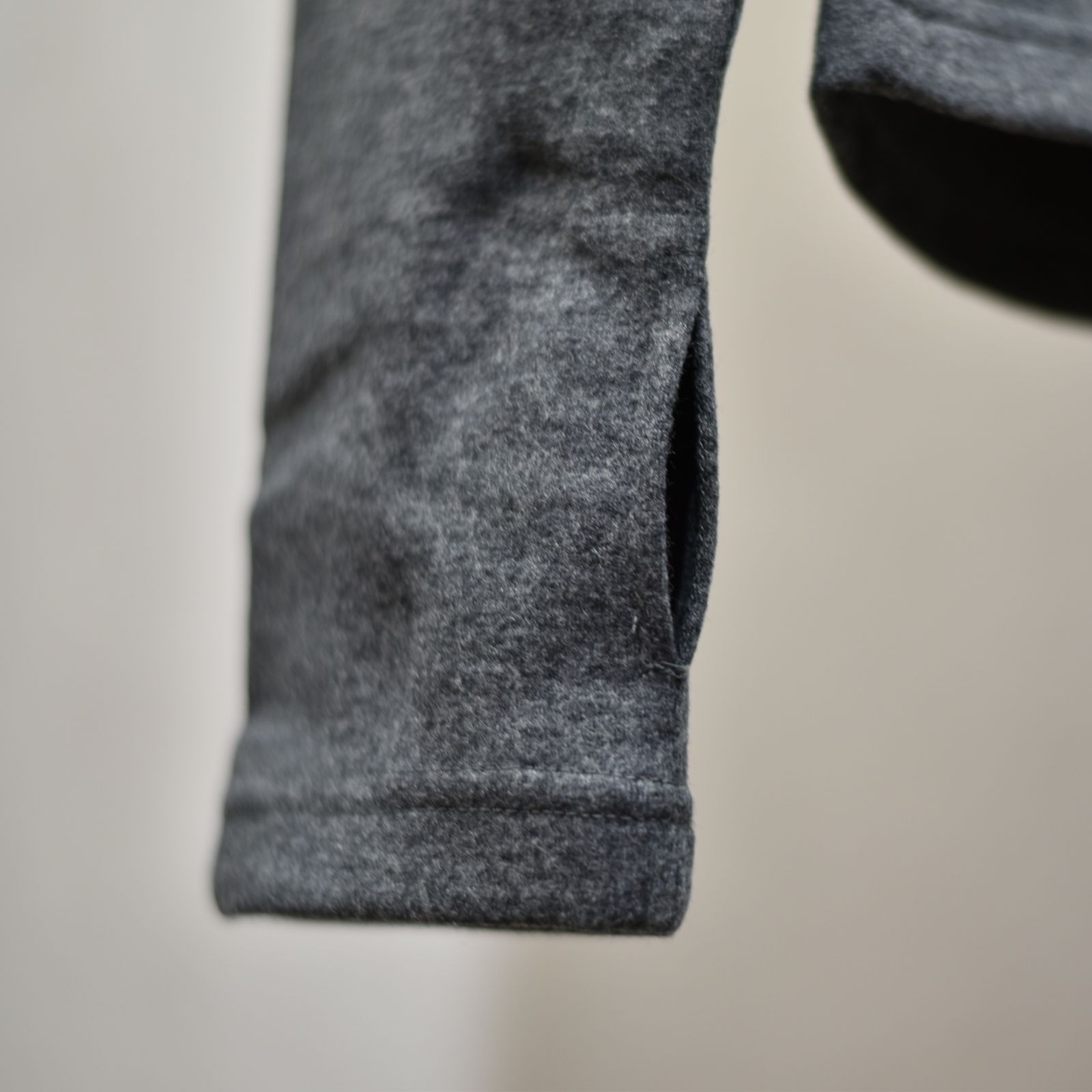 WOOL JERSEY COWL NECK TOP"