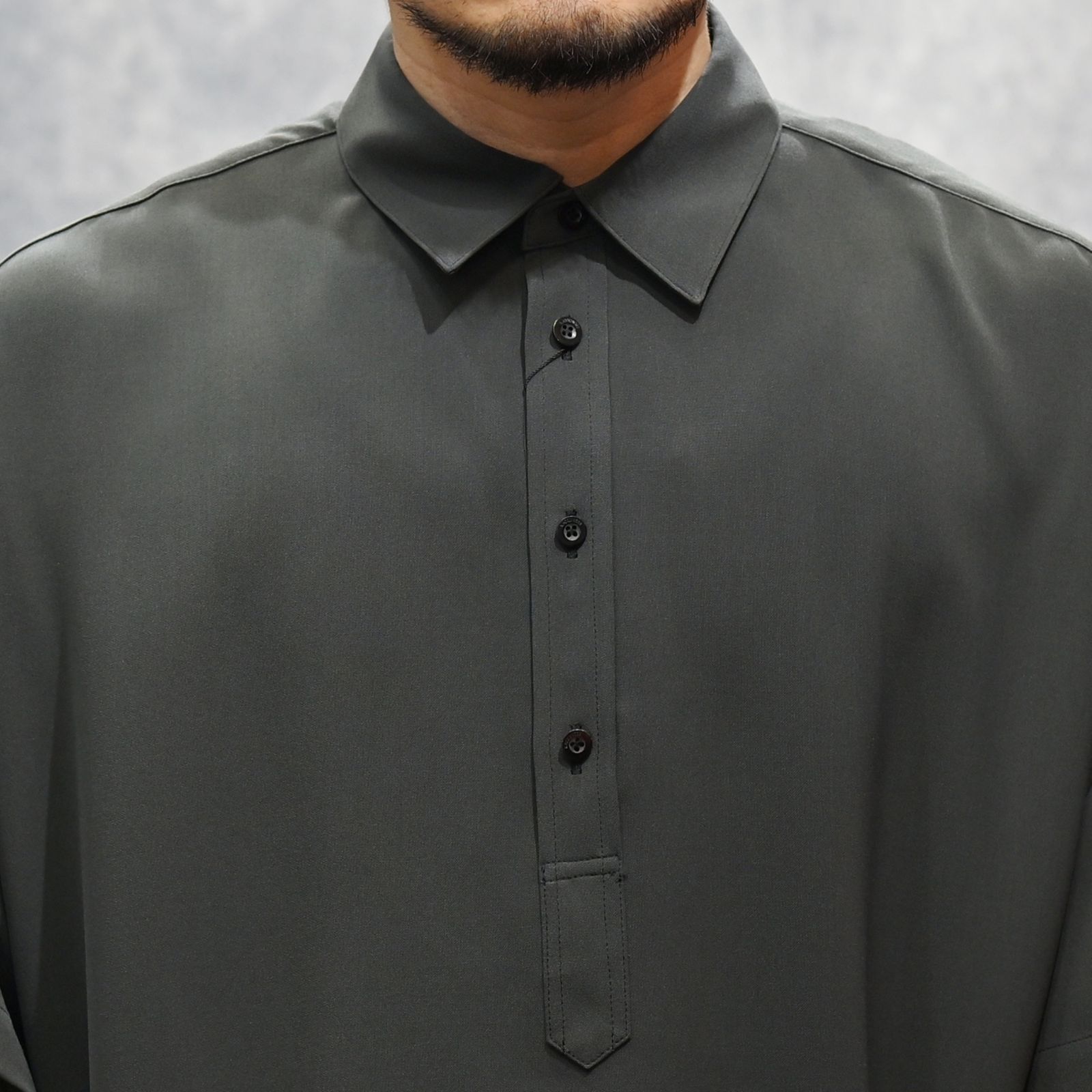 HALF SLEEVE SHIRT （CHARCOAL / チャコール）｜ハーフスリーブ シャツ｜2261-SH54-011