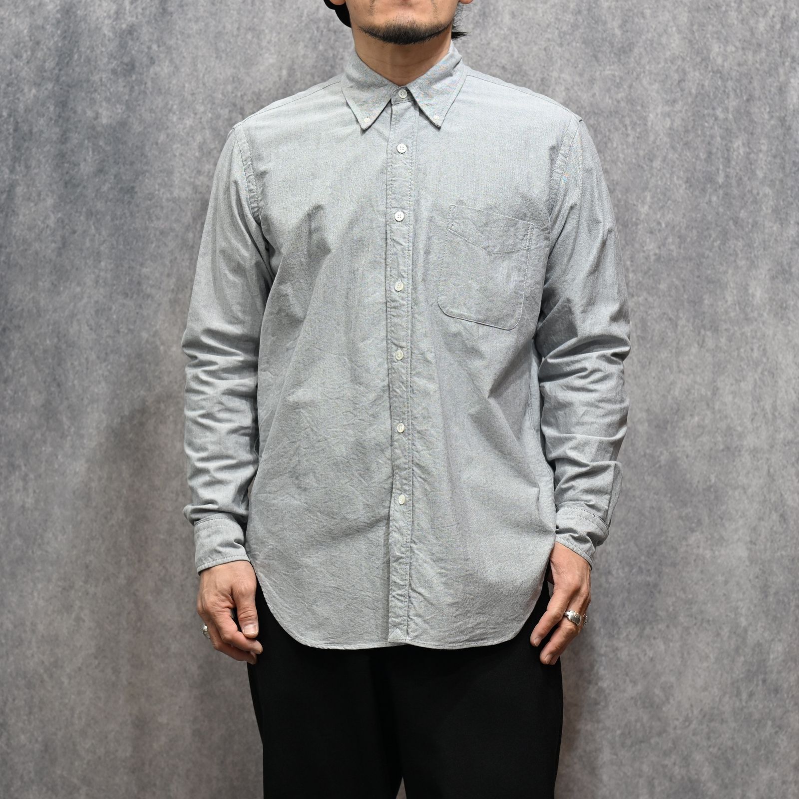 Classic Oxford BD SH （LGY）｜オックスフォード ボタンダウンシャツ｜2603-5002