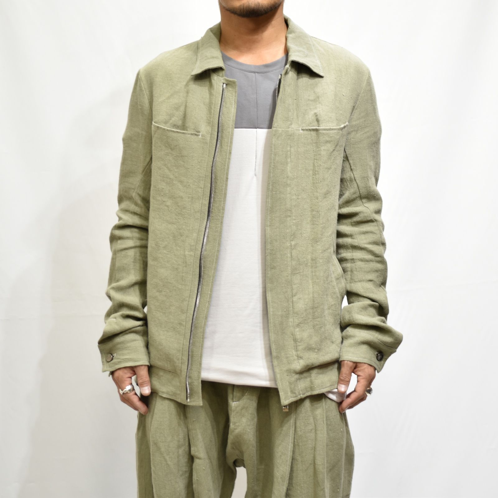 LINEN JEAN JAKET LINED 1/4 LINED JJ-1Z