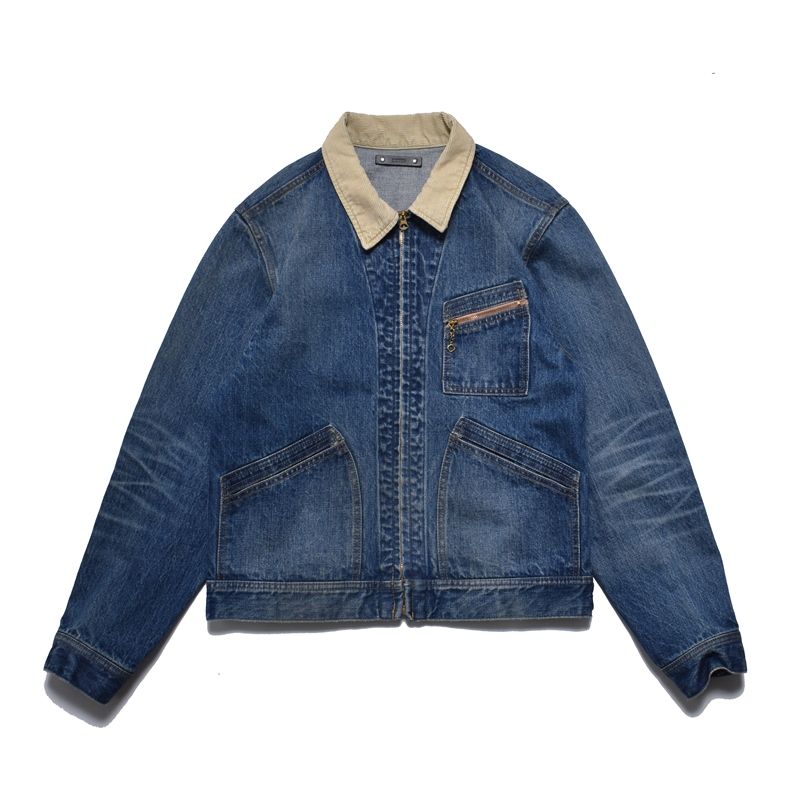 Denim Zipup Trucker Jacket  （USD / インディゴ）｜トラッカージャケット｜MDFBF09801