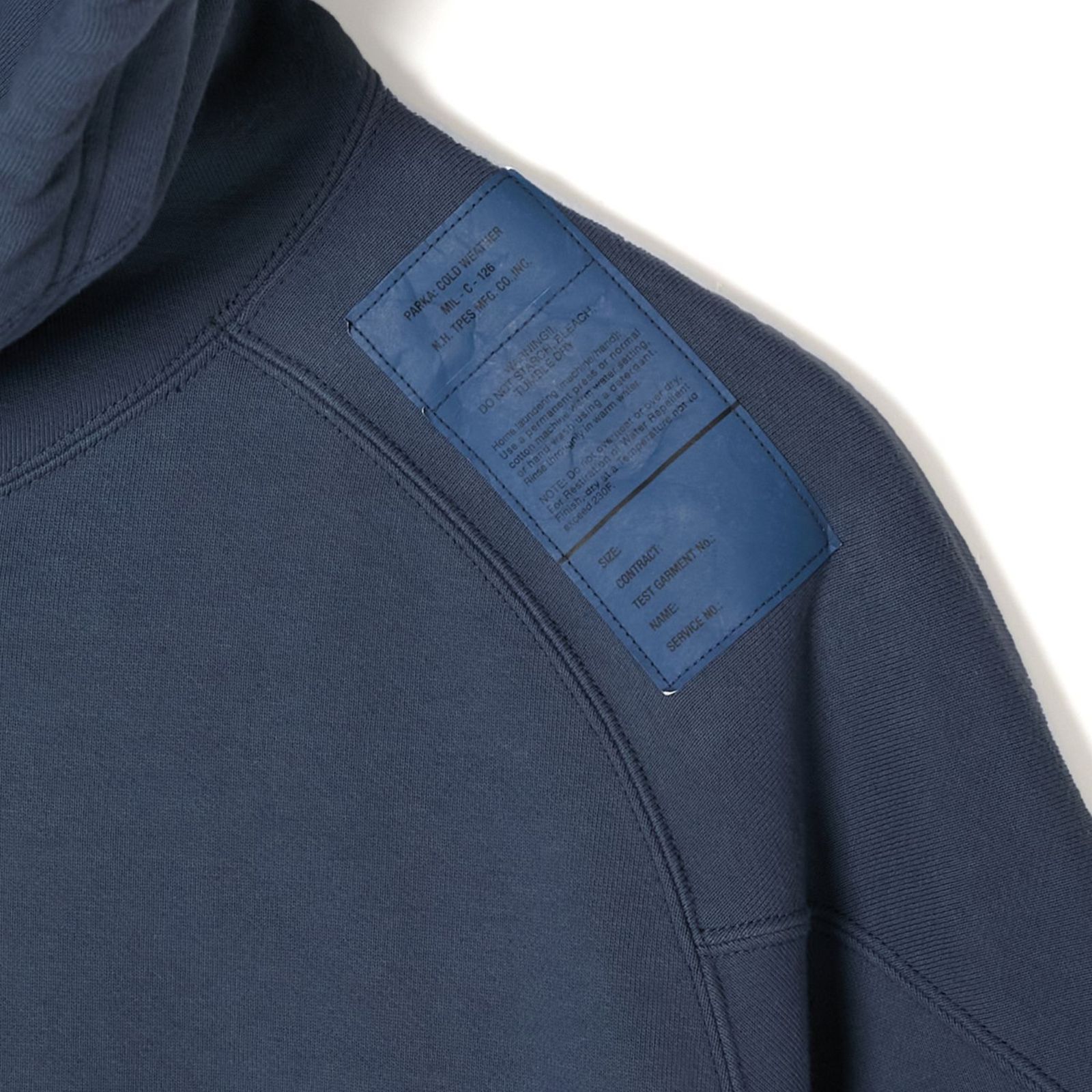 EXCHANGE POCKET HOODIE (BLUEGRAY) - フーディー パーカー （ブルーグレー） / 9242-CS01-009