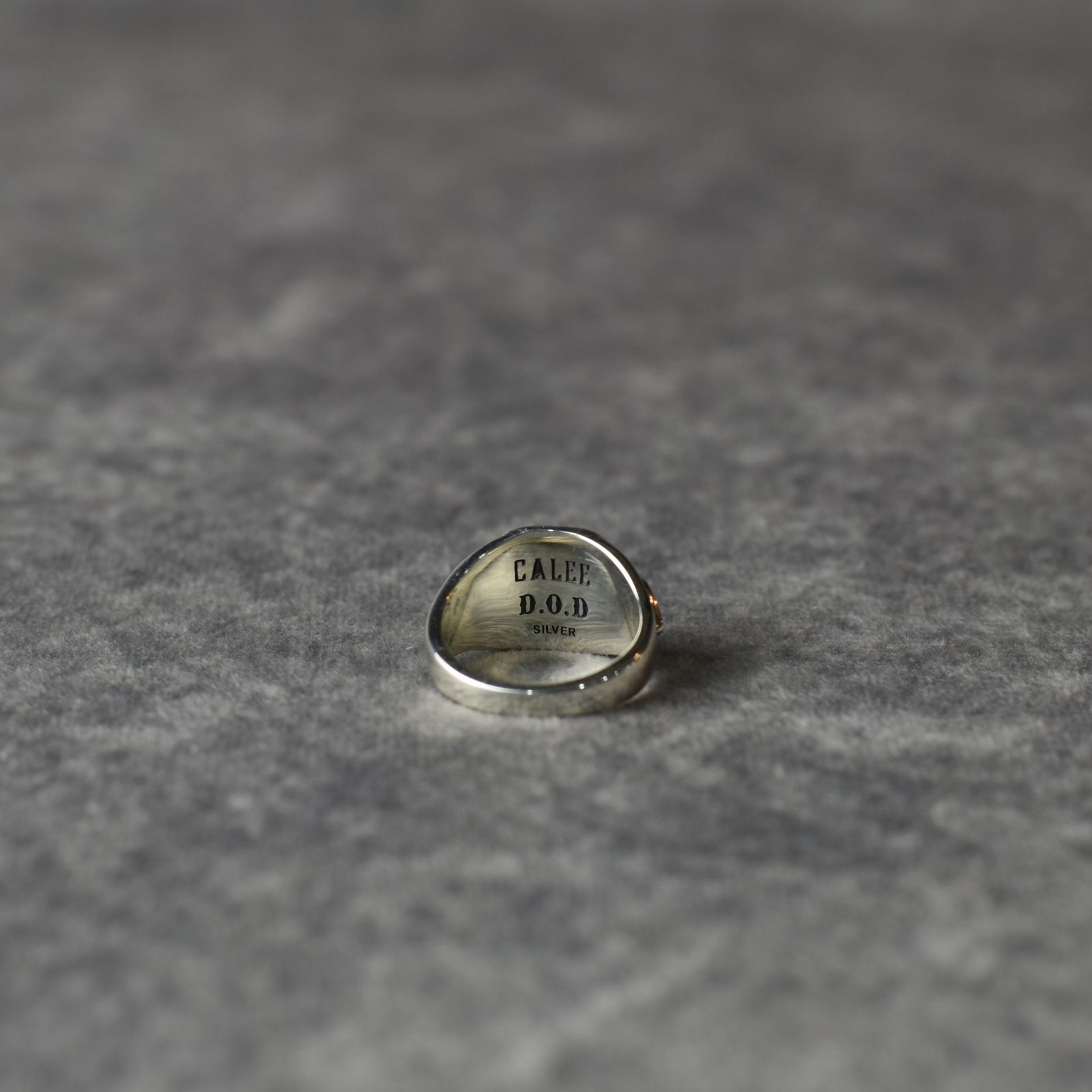 CALEE - MEXICAN TASTE JAPANESE FUKU PINKY RING (SILVER