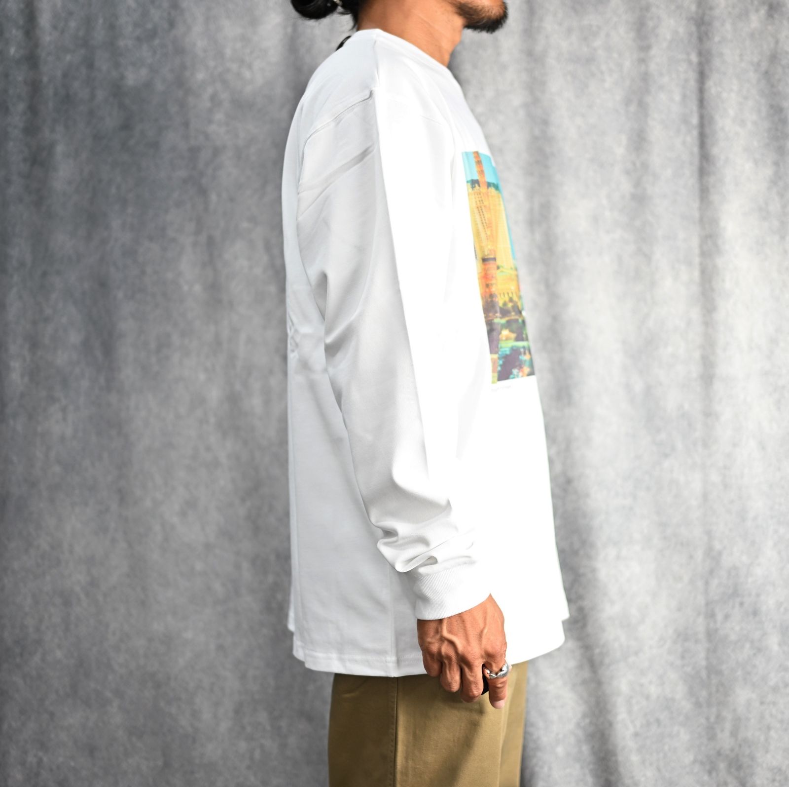 WIND AND SEA×MINEDENIM Photo L/S Tee （WHT / ホワイト）