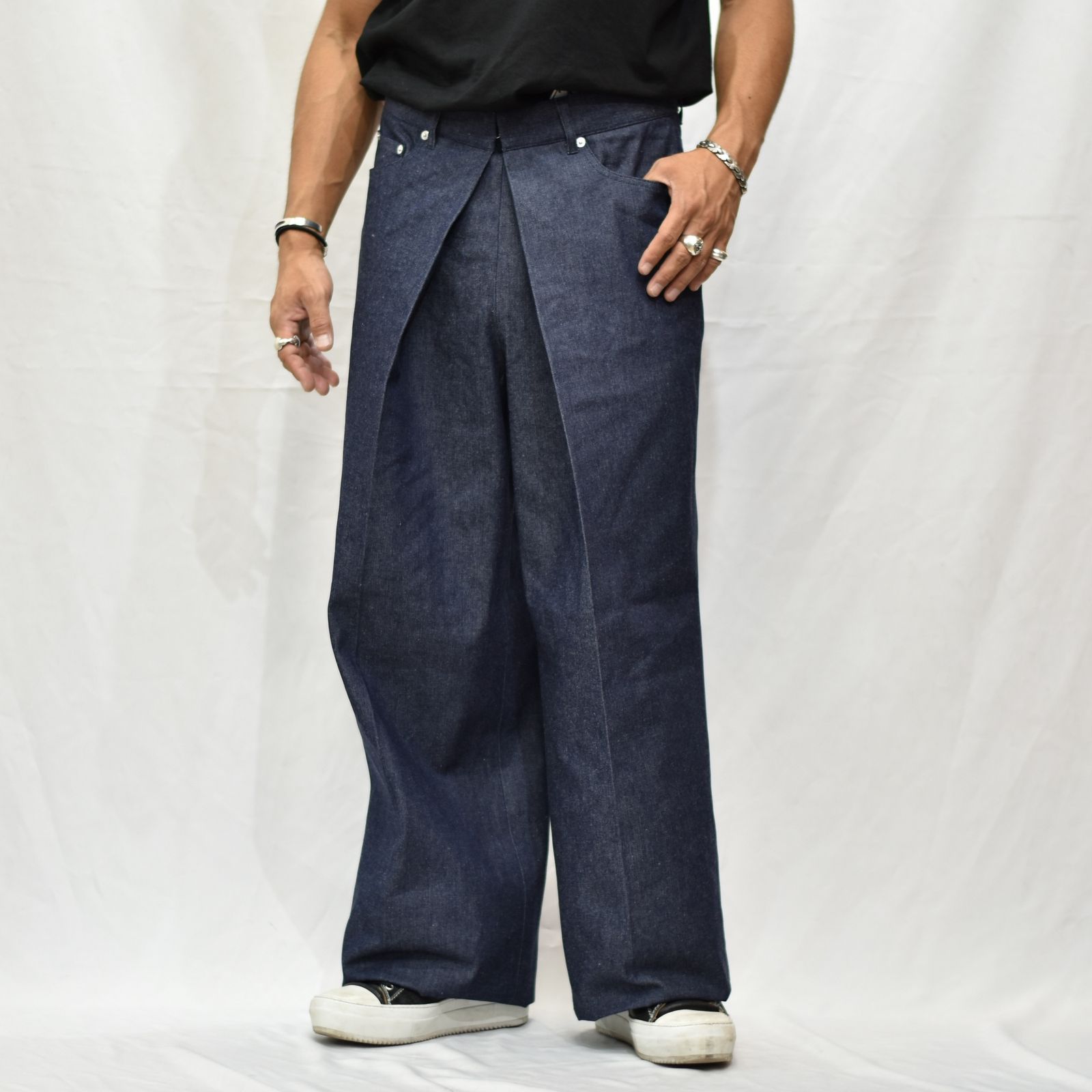 JOHNLAWRENCESULLIVAN DENIM WIDE PANTS | nate-hospital.com