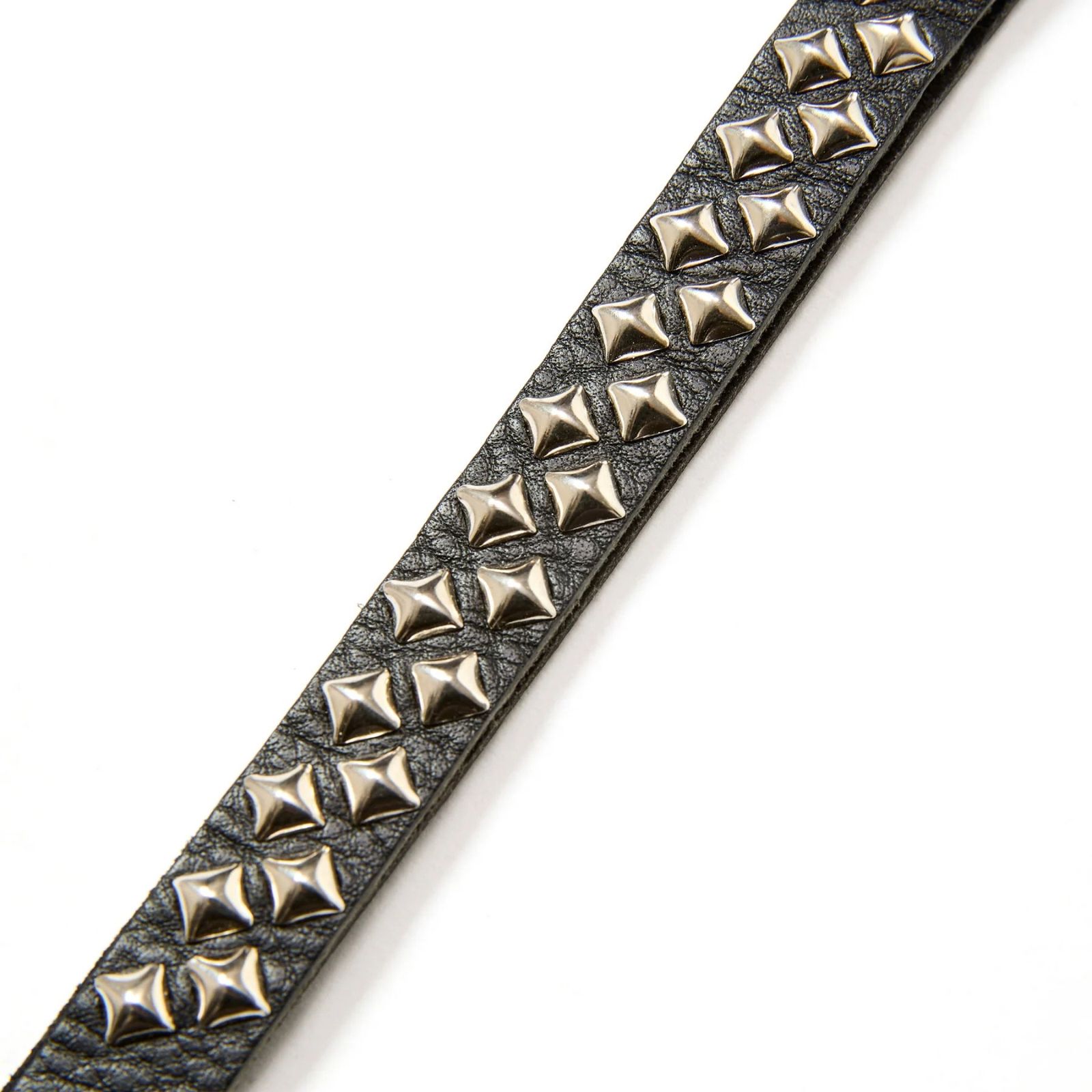 STUDS LEATHER LONG KEY RING (BLACK)｜スタッズ レザー ロング キーリング キーホルダー｜CL-26AWLE007EX