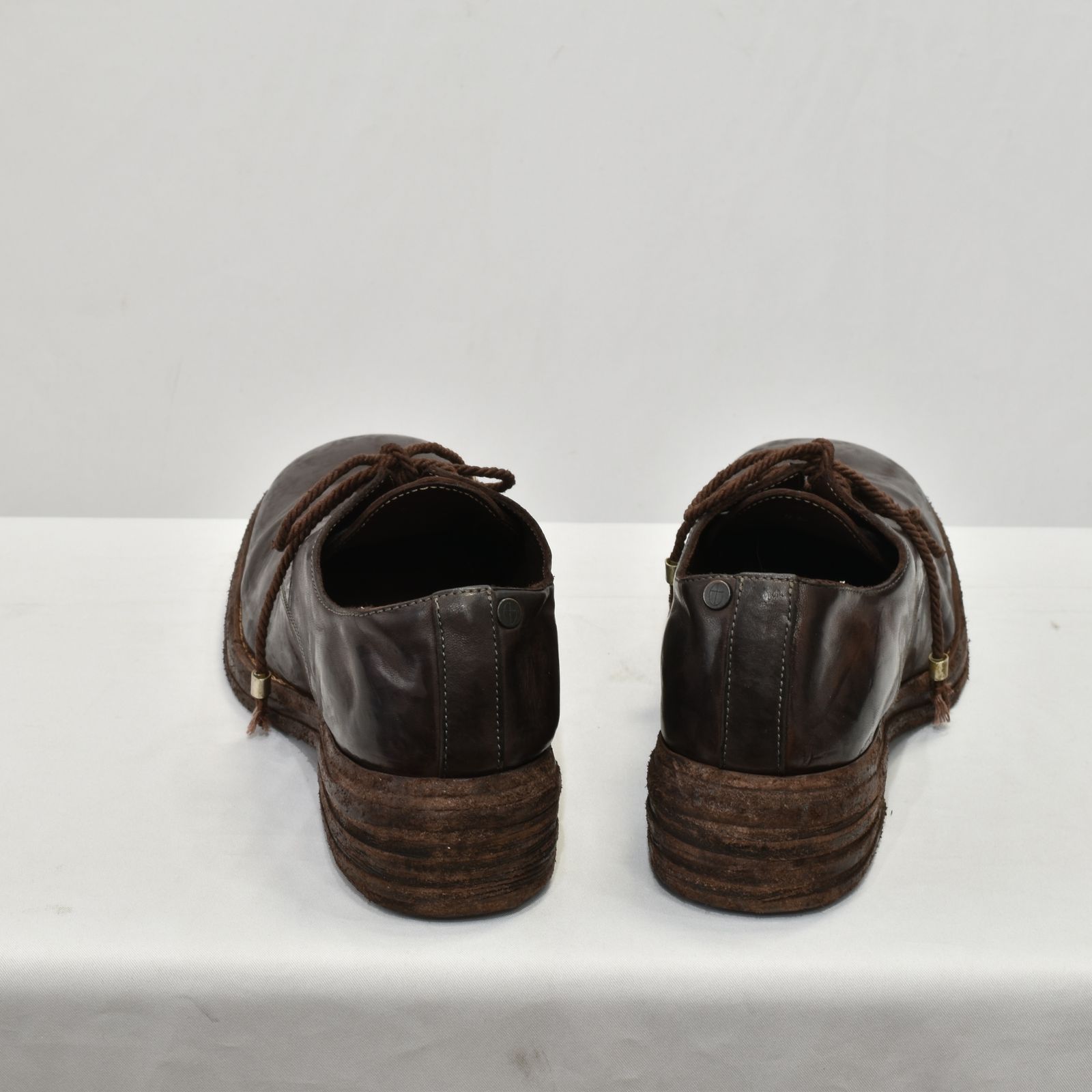 HORSE LEATER DERBY 2# LINED #LEATHER SOLES （BROWN）