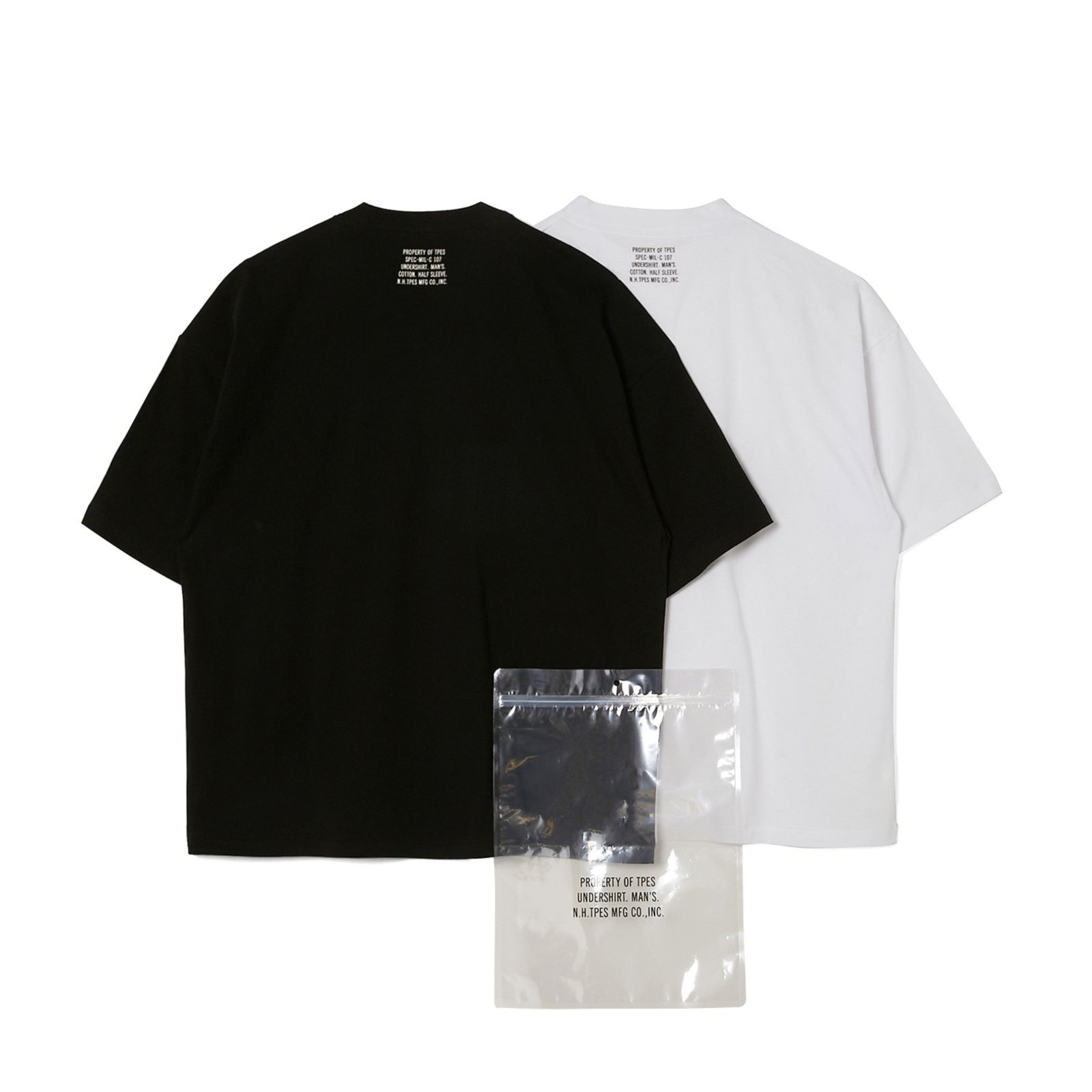 2PACK T-SHIRT （BLACK ・ WHITE） / パック Tシャツ （ブラック ・ ホワイト） 9251-CS56-016