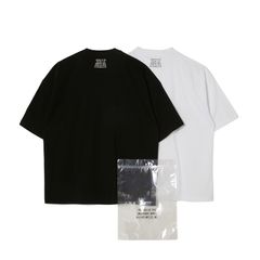 2PACK T-SHIRT （BLACK ・ WHITE） / パック Tシャツ （ブラック ・ ホワイト） 9251-CS56-016