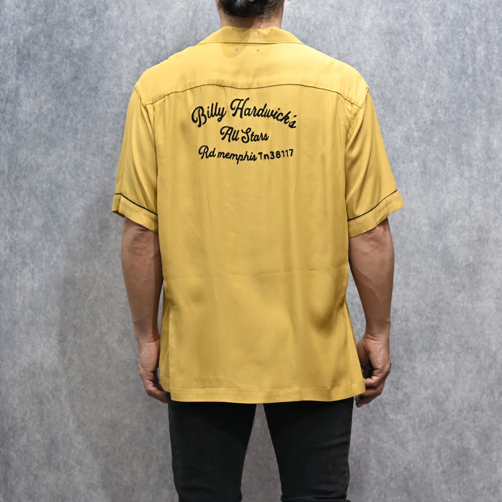 B.H.All Stars Rayon Bowling SH （YEL） ボーリング 半袖シャツ （イエロー）｜2605-5001