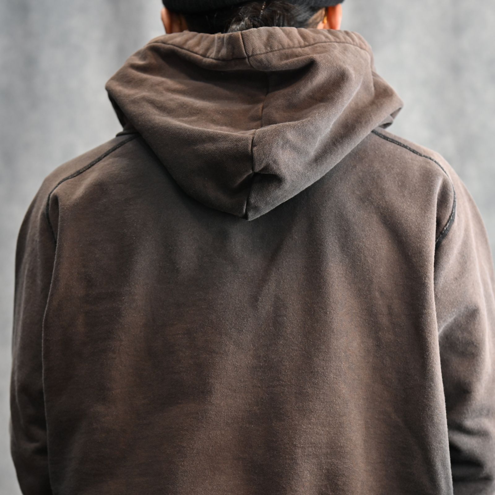 W-V AFTER HOODIE (BLACK / ブラック) パーカー フーディー 2401002M