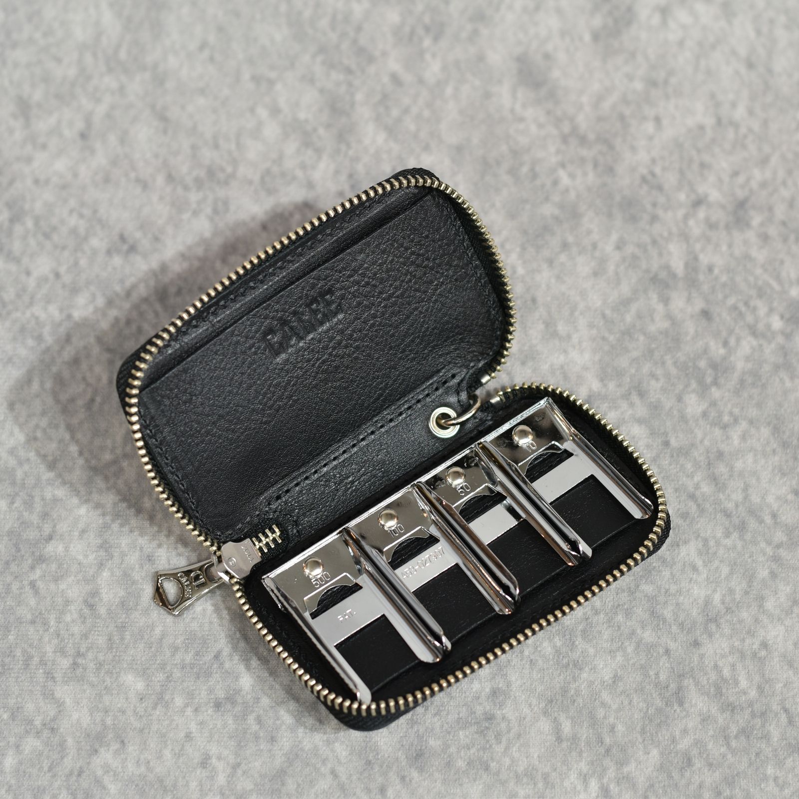 STUDS LEATHER COIN CASE (BLACK)｜スタッズレザー コインケース｜CL-26SS011LE
