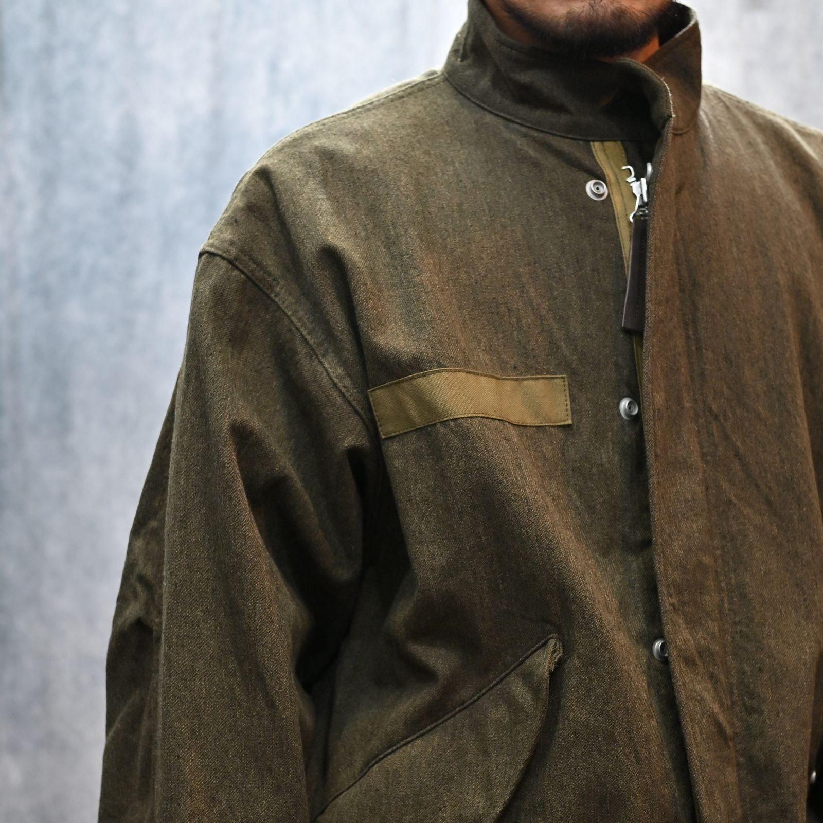 Shrunk Wool Balmacaan CT （KHA）｜モッズコート｜2510-9003