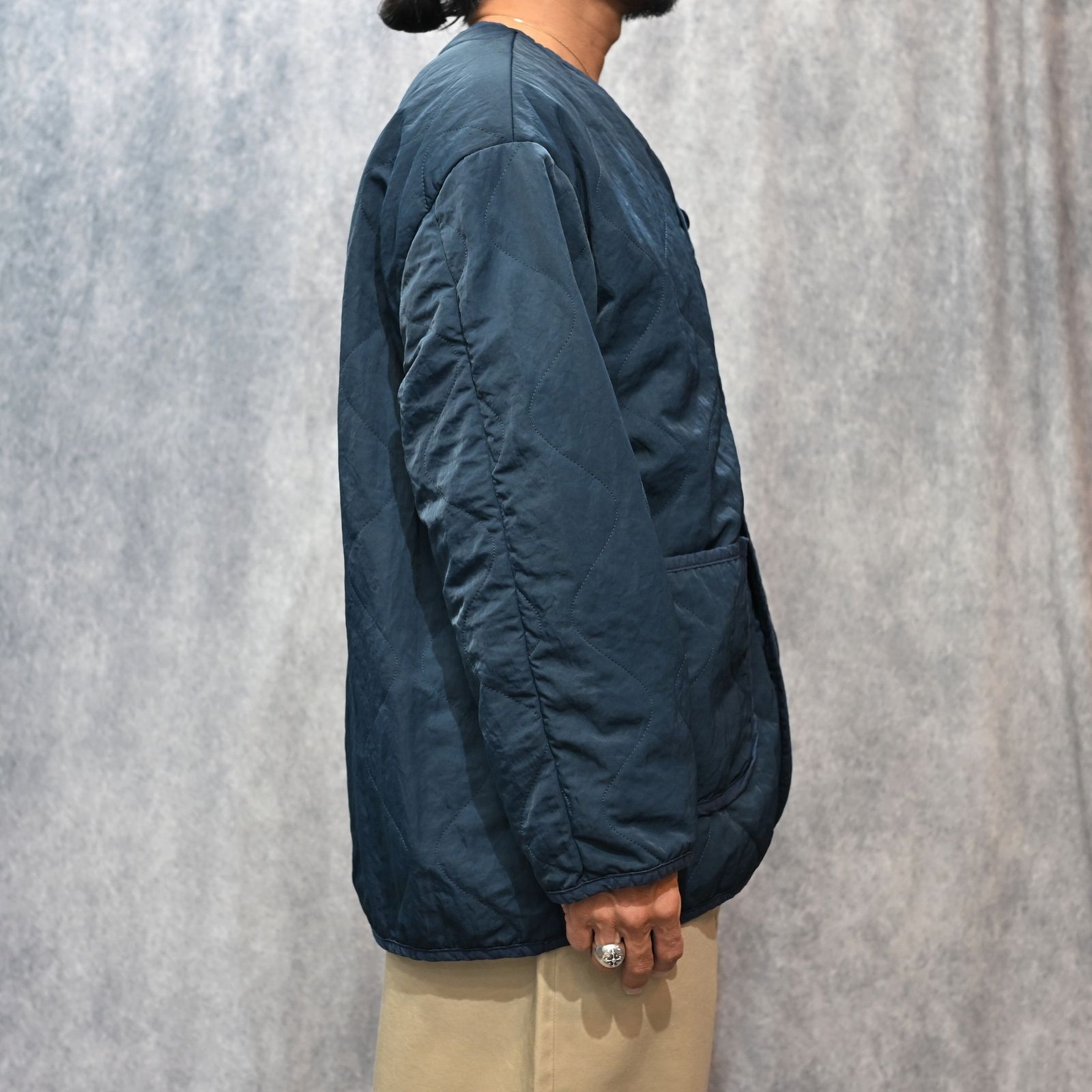 SUPER NYLON MILITARY LINER (BLUE)|スーパーナイロン ミリタリー ライナー ジャケット (ブルー) PC-015-2014-40