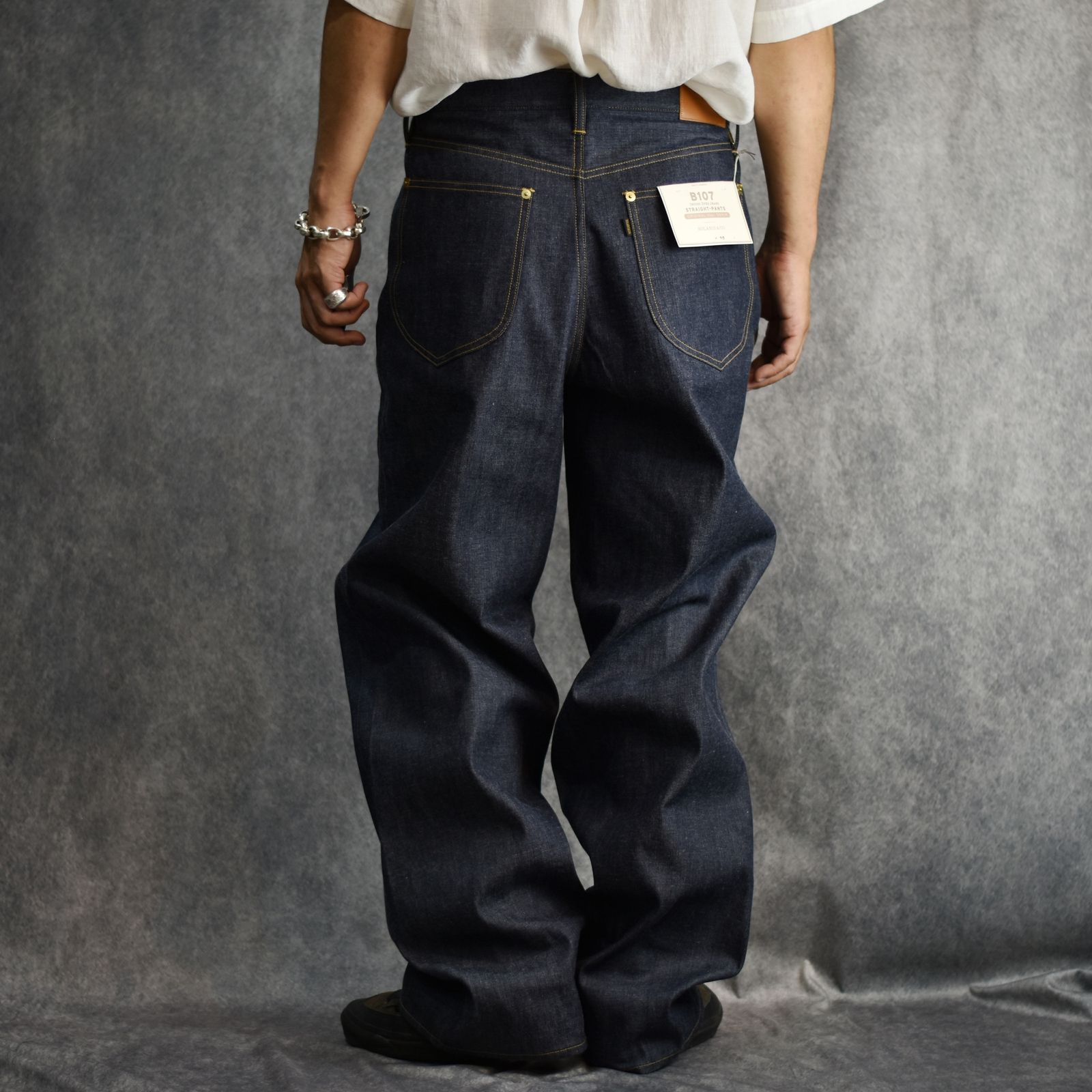 10oz Denim Pants "B107" (INDIGO(RIZID)) / 10オンス リジッド デニムパンツ