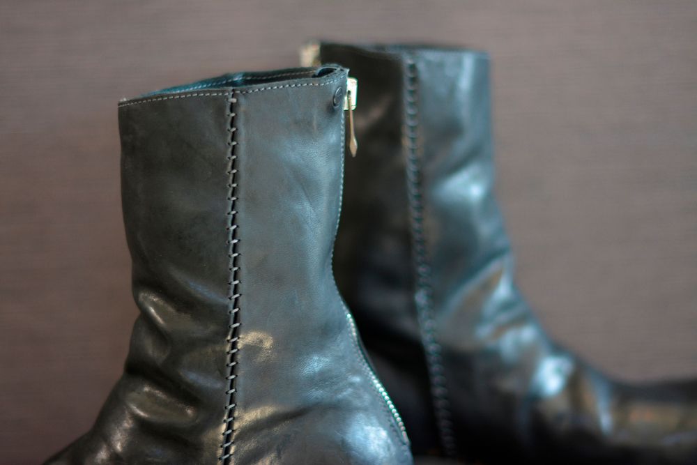 incarnation 【BACK ZIP PECOS W/NAILS LINED LEATHER SOLES】