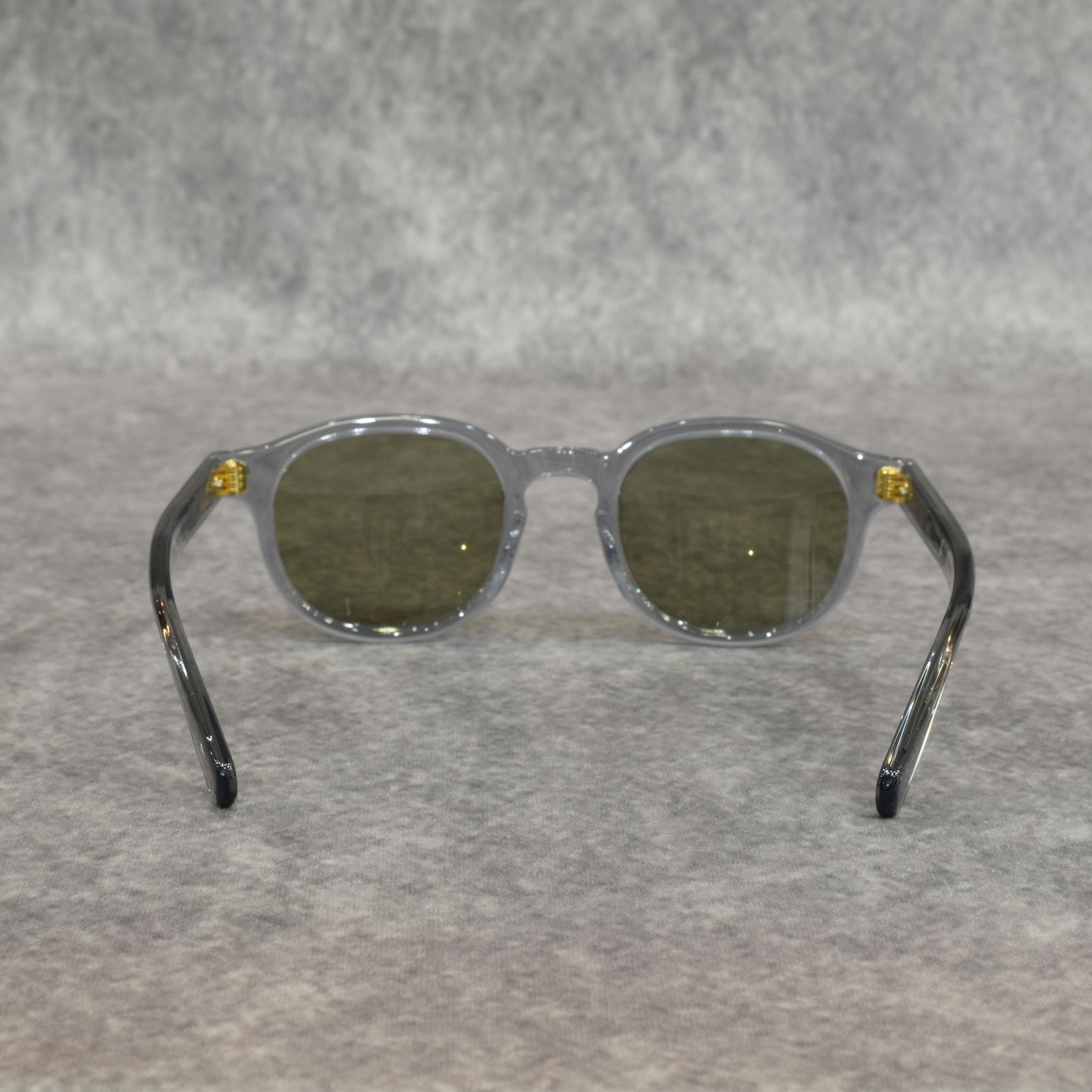 B/W TYPE GLASSES (CLEAR / GREEN)｜ボストン/ウェリントン サングラス｜CL-25AW002G