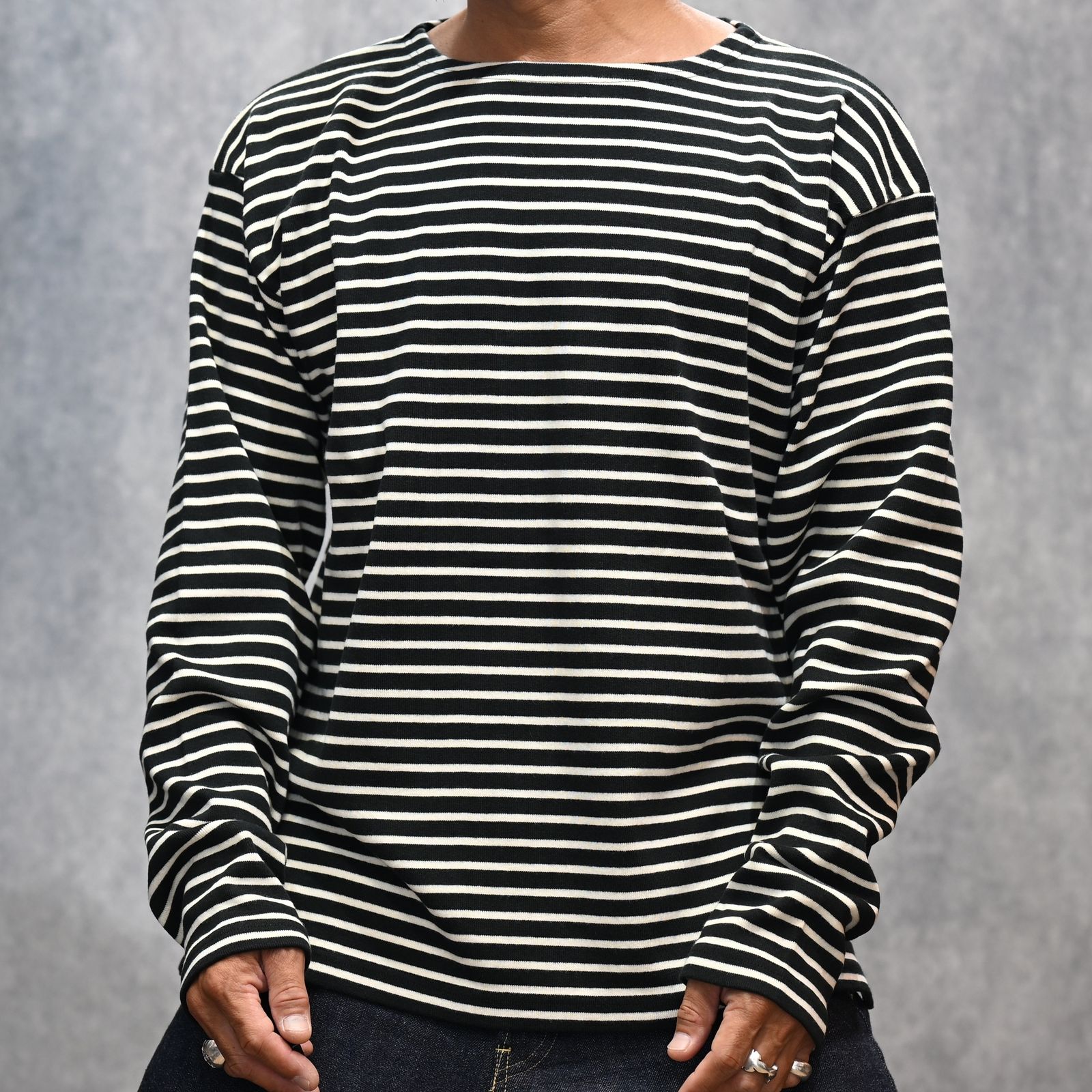 Marine Border Boatneck L/S T-SH （BLT）｜ボーダー ボートネック ロンT｜2509-4002