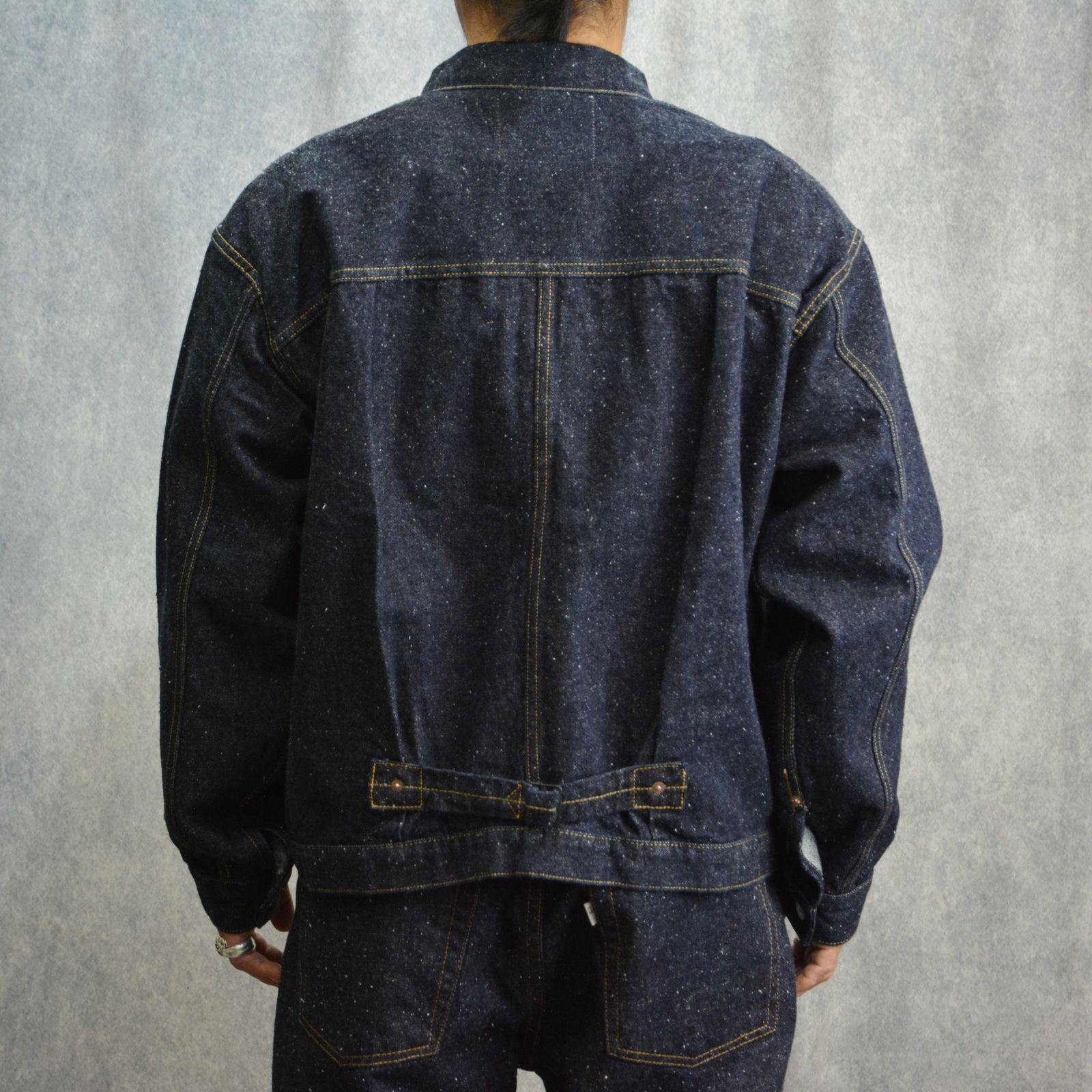#023 LV T-BACK DENIM JACKET BLEACH ONE-WASHED （INDIGO） / デニムジャケット Gジャン ワンウォッシュ （インディゴ）