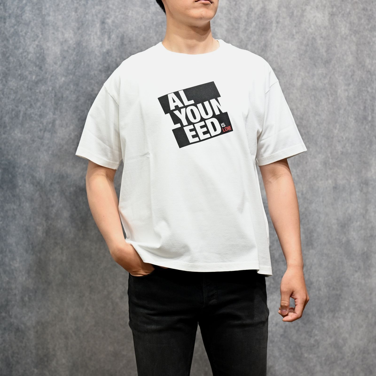 マインデニム　 M&M コラボTシャツ新品未使用ホワイト Mサイズ マインデニム M&M コラボTシャツ新品未使用ホワイト Mサイズ MINEDENIM