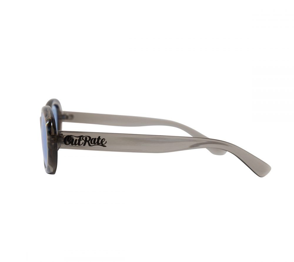 CUTRATE LOGO GLASSES (CLEAR×BLUE)｜キャットアイ サングラス｜CR-25AW001