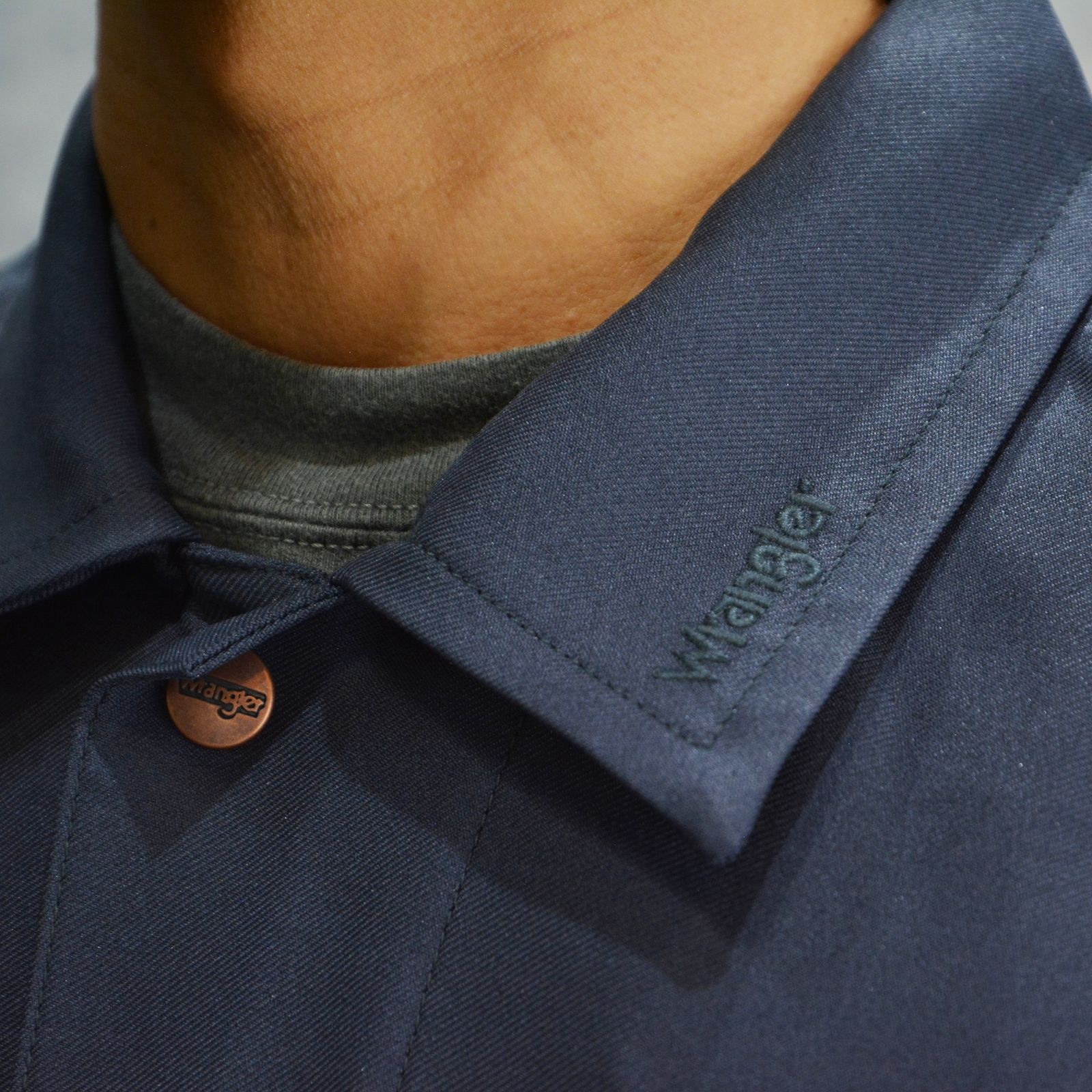 × Wrangler DENIM JACKET （NAVY） ラングラー デニムジャケット （ネイビー） 6251-WR01-026