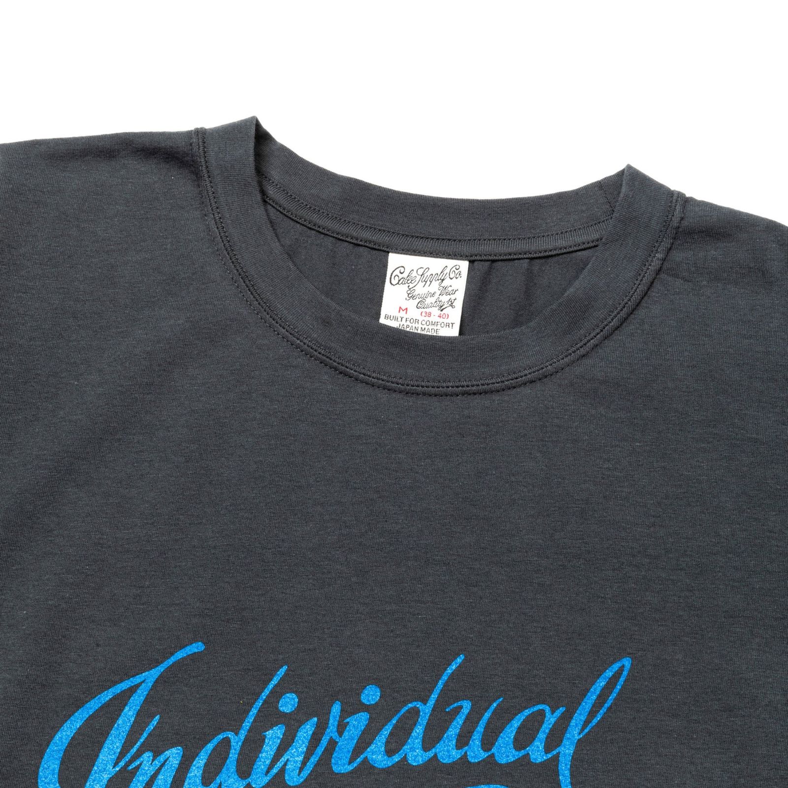 STRETCH SYNDICATE RETRO GIRL VINTAGE T-SHIRT ＜NATURALLY PAINT DESIGN＞ (CHARCOAL) / プリントTシャツ