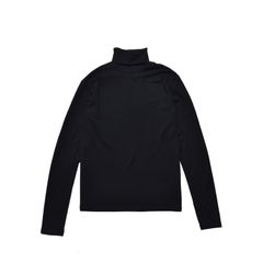 EF.Wool Turtle Neck L/S Pullover （BLK）｜ウールタートルネック｜MDFBF10403