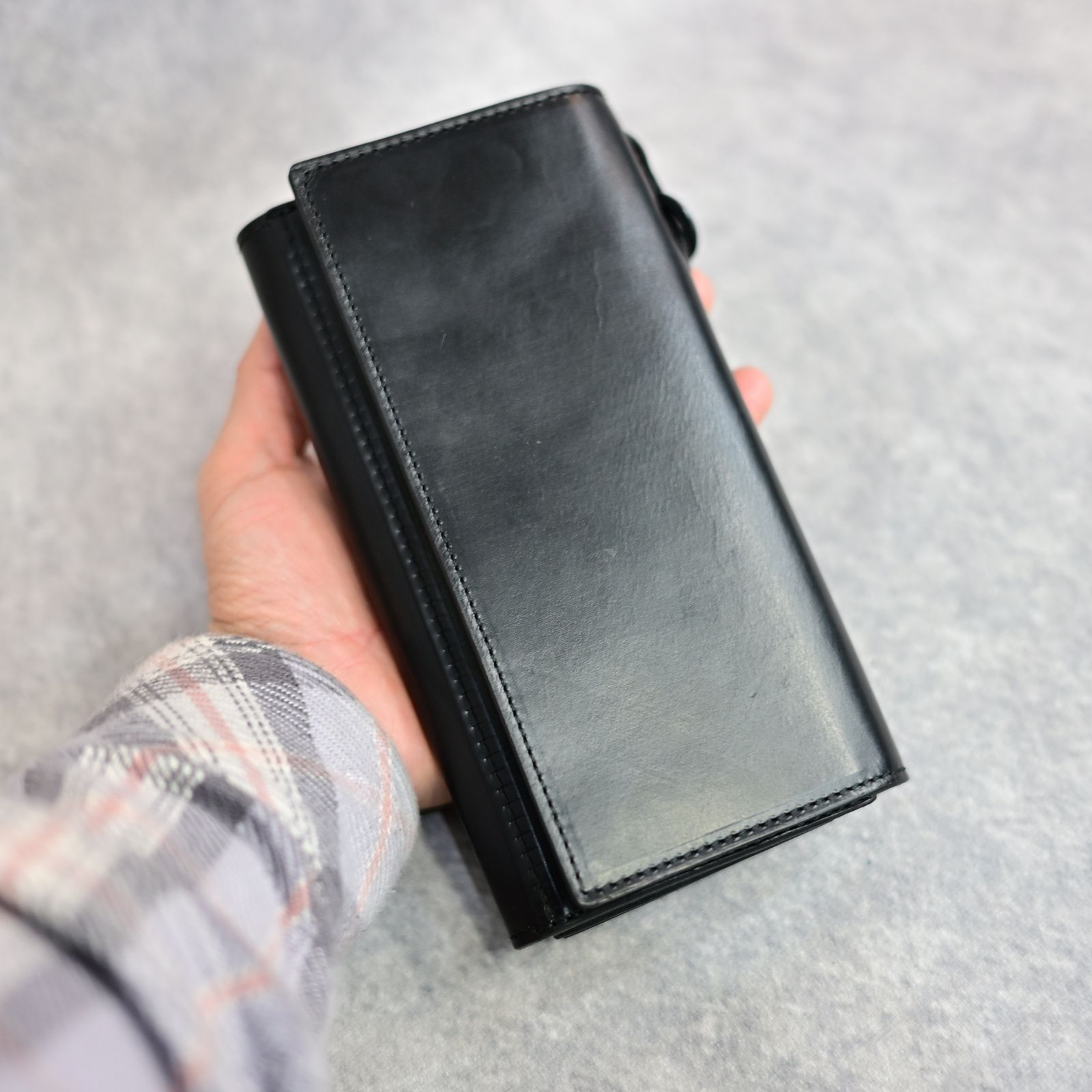 ホーウィンクロムエクセル ウォレット （BLACK） 財布 札入れ｜894-02