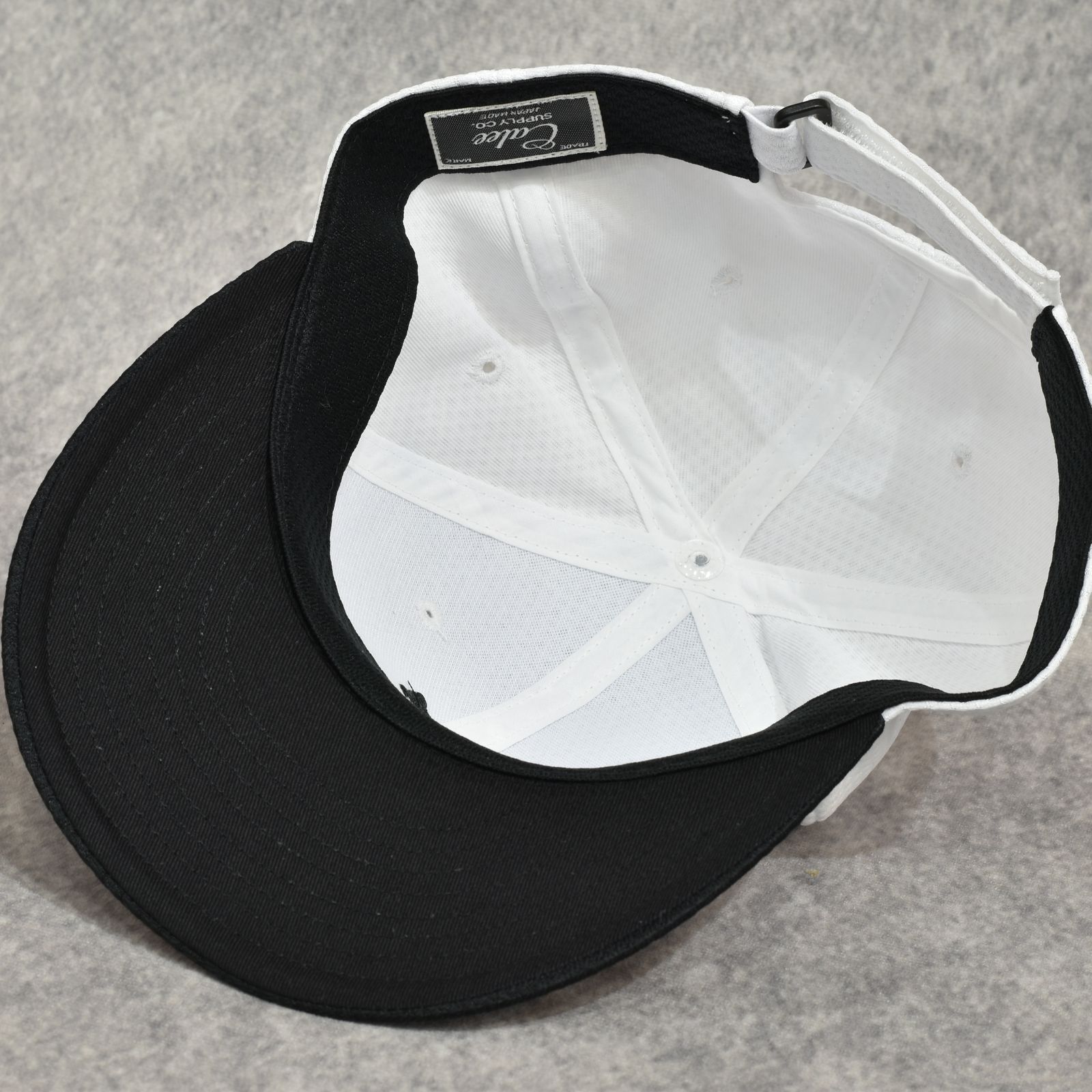 C LOGO REPLICA CAP (BLACK / WHITE)｜メッシュ ベースボールキャップ｜CL-26SS046