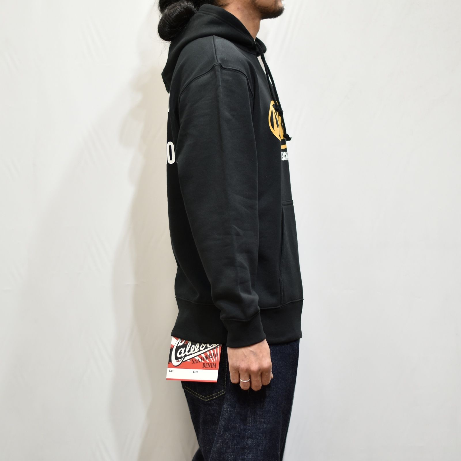 CUTRATE LOGO L/S PULLOVER PARKA  (BLACK)