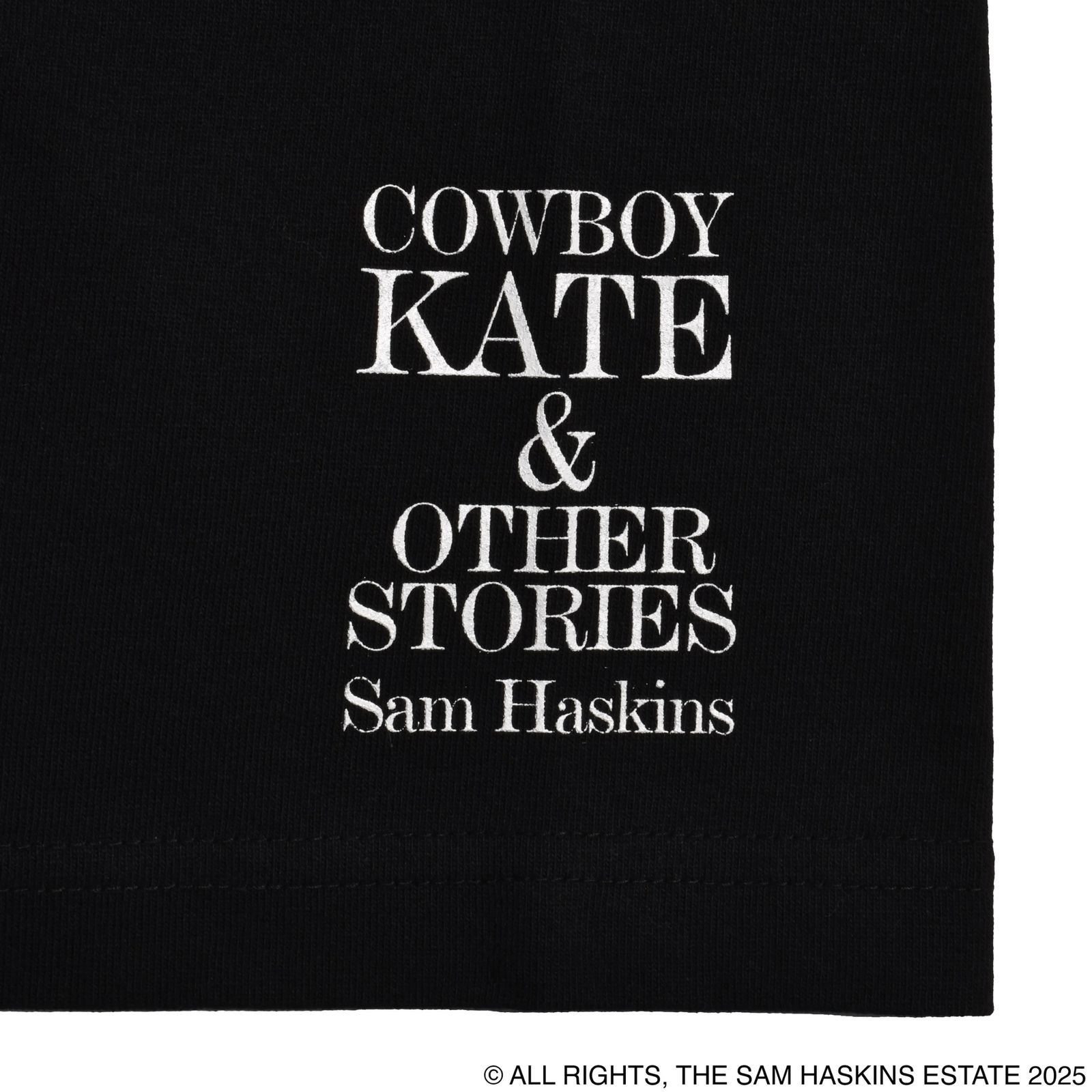 Sam Haskins×Stie-lo “holster Tee （BLK）｜サム・ハスキンス×スティーロ ホルスター プリントTシャツ｜25MND-STL006