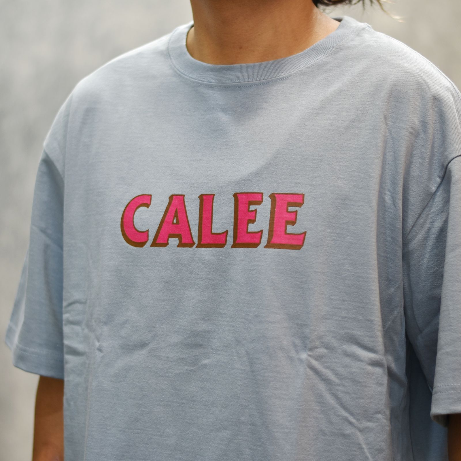 VINTAGE TYPE SYNDICATE RETRO GIRL TEE ＜NATURALLY PAINT DESIGN＞ (Lt.BLUE)｜ワイドシルエット プリントTシャツ｜CL-25SS007NT