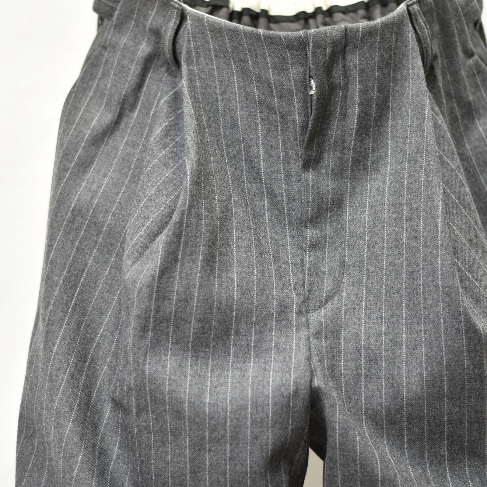 ポケットタックワイドパンツ / LB23AW-PT05-GST (GRAY STRIPE)