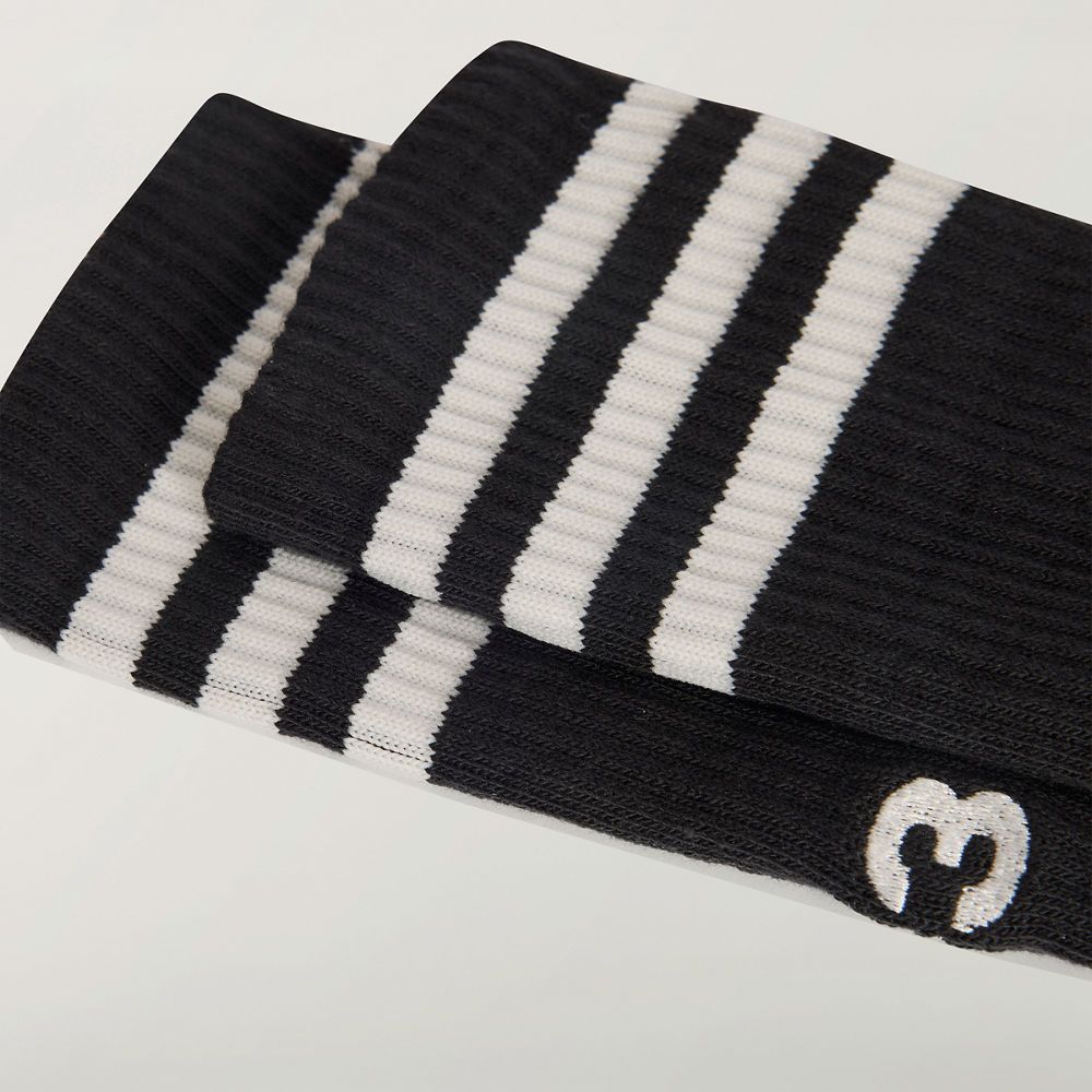 Y-3 STRIPES HIGH SOCKS （BLACK） / ロングソックス （ブラック） KD0204