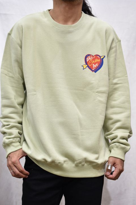 SHOOT ME DOWN CREWNECK SWEAT (YELLOW GREEN)