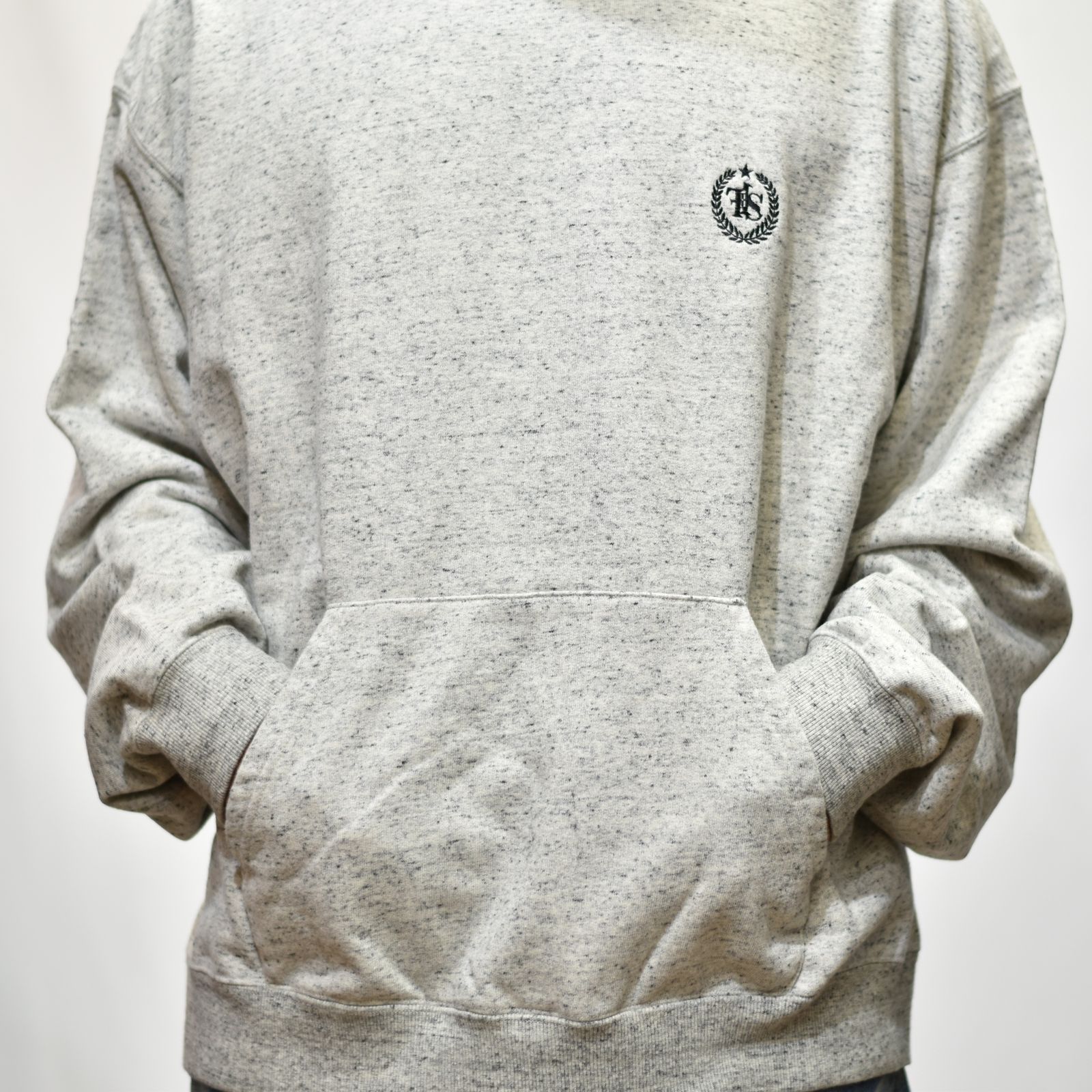 FORSOMEONE - EAGLE HOODIE (GREY) イーグルプリント パーカー | chord