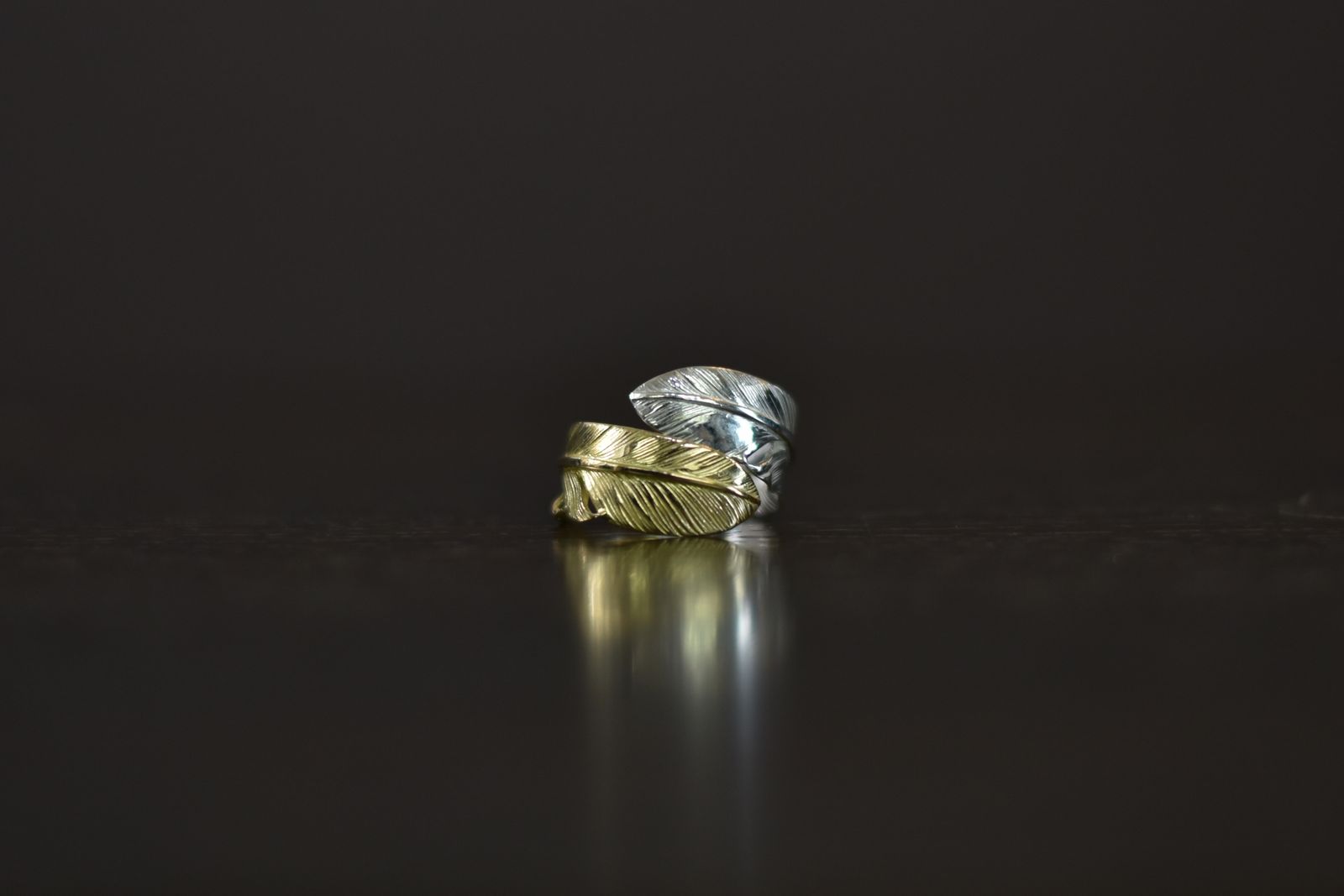 TARO WASHIMI | small size feather ring 925/K18 | chord online store