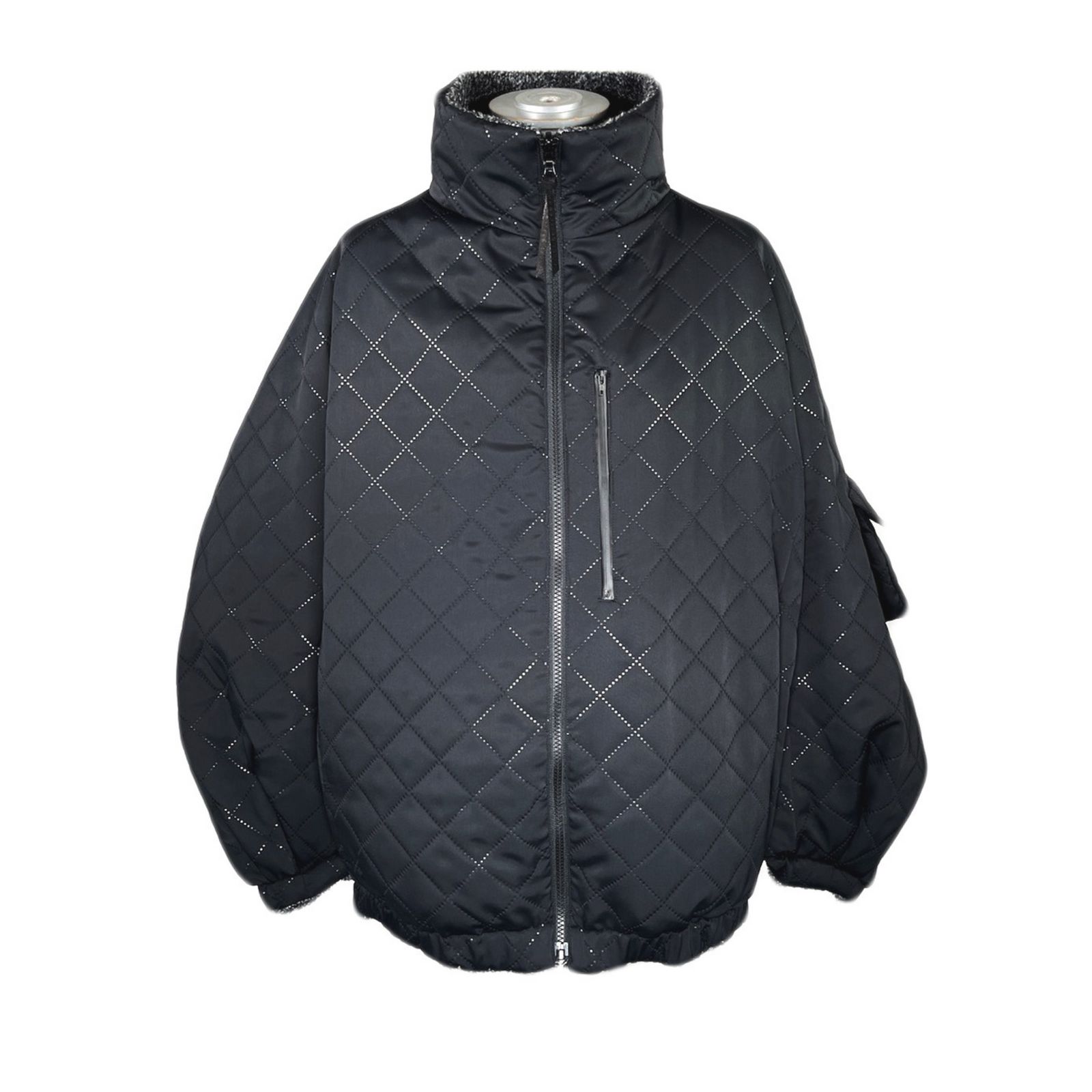 リバーシブルハイネックブルゾン / LB23AW-BL03-PSK (BLACK)