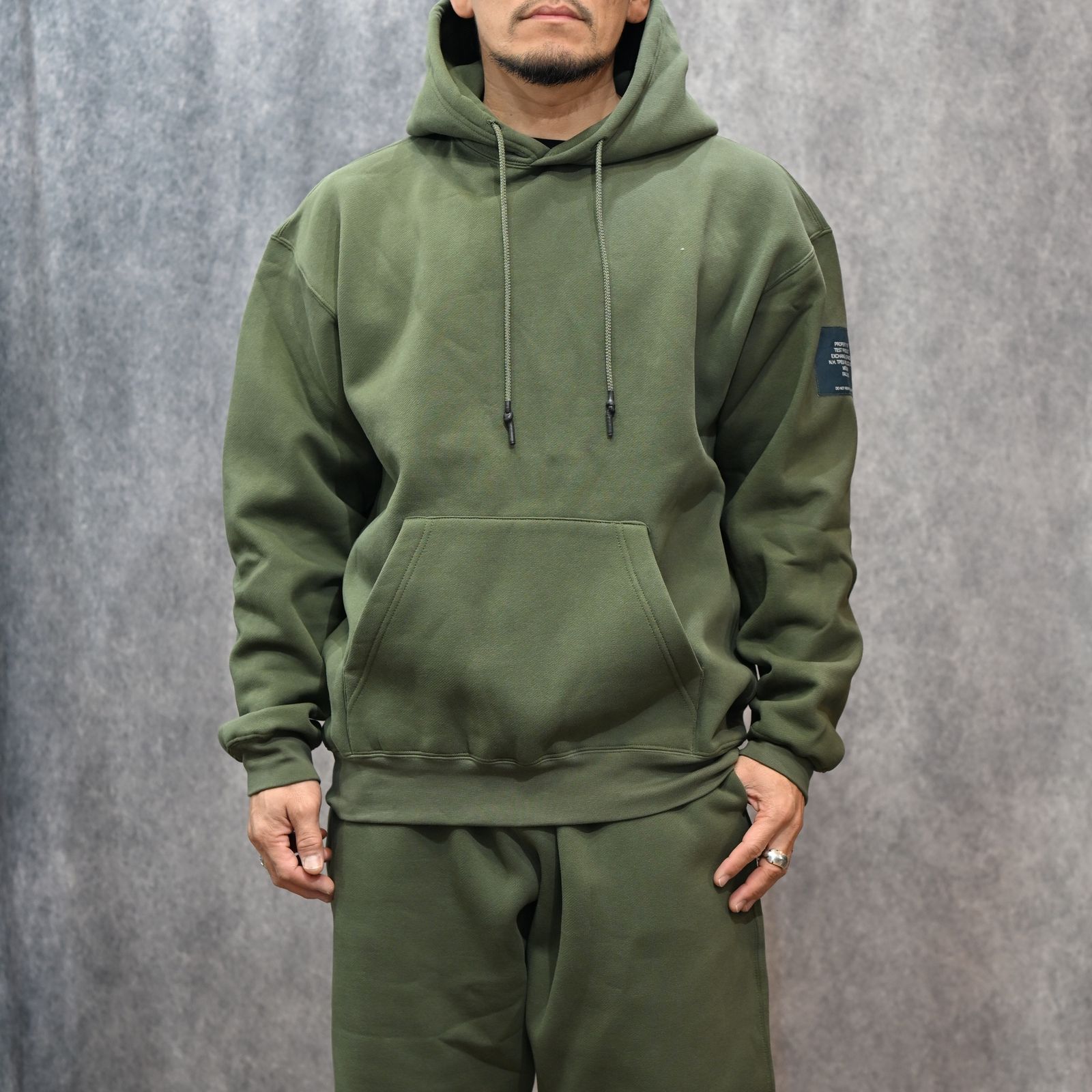 EXCHANGE SERVICE HOODED SWEATSHIRT （KHAKI） /  スウェット パーカー （カーキ） 9252-CS80