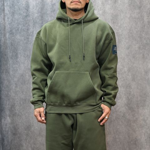 EXCHANGE SERVICE HOODED SWEATSHIRT （KHAKI） /  スウェット パーカー （カーキ） 9252-CS80