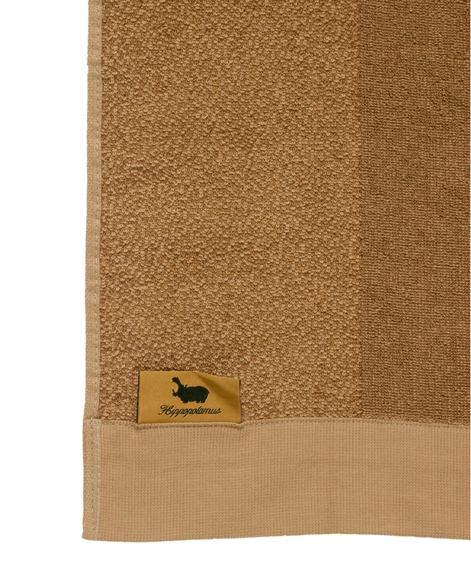 TEST PRODUCT EXCHANGE SERVISE × HIPPOPOTAMUS FACE TOWEL （BEIGE） / フェイスタオル (ベージュ)