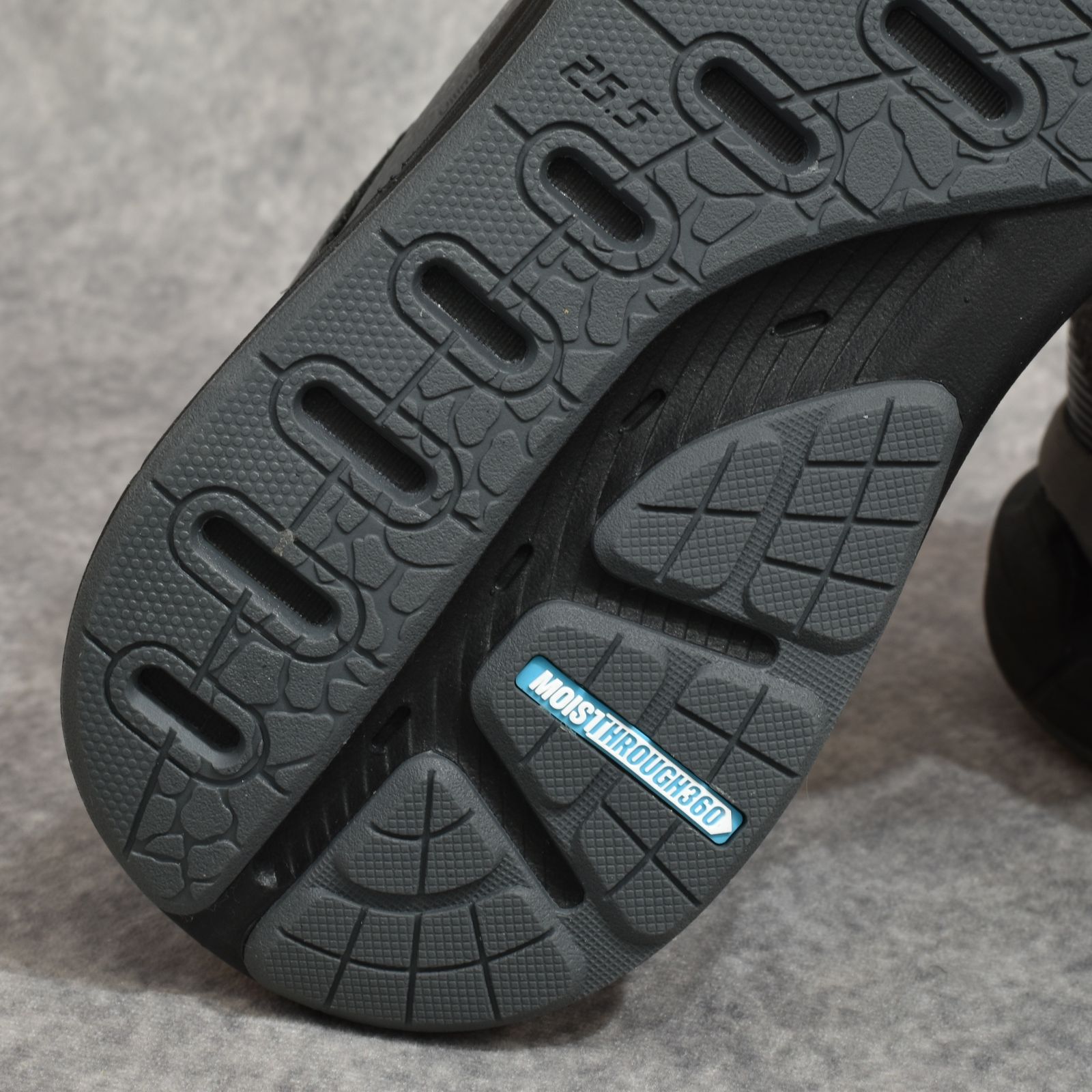 × MOISTHROUGH 360 ＜VENTIRIS＞ (BLACK / GRAY)｜モイスルー360 ＜ヴェンティリス＞ スニーカー｜MS360-CALEE001