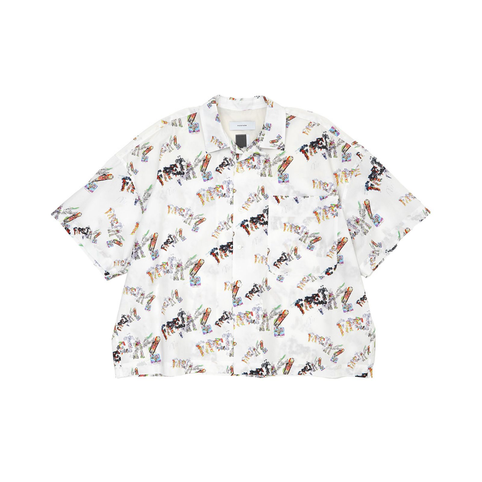 BIG SHORT SLEEVE SHIRT (MULTI) / ビッグシルエット 半袖シャツ