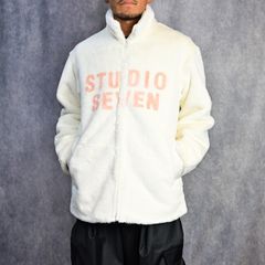 Fake Fur Middle Jacket （WHITE） / フェイクファー ジャケット ブルゾン （ホワイト）