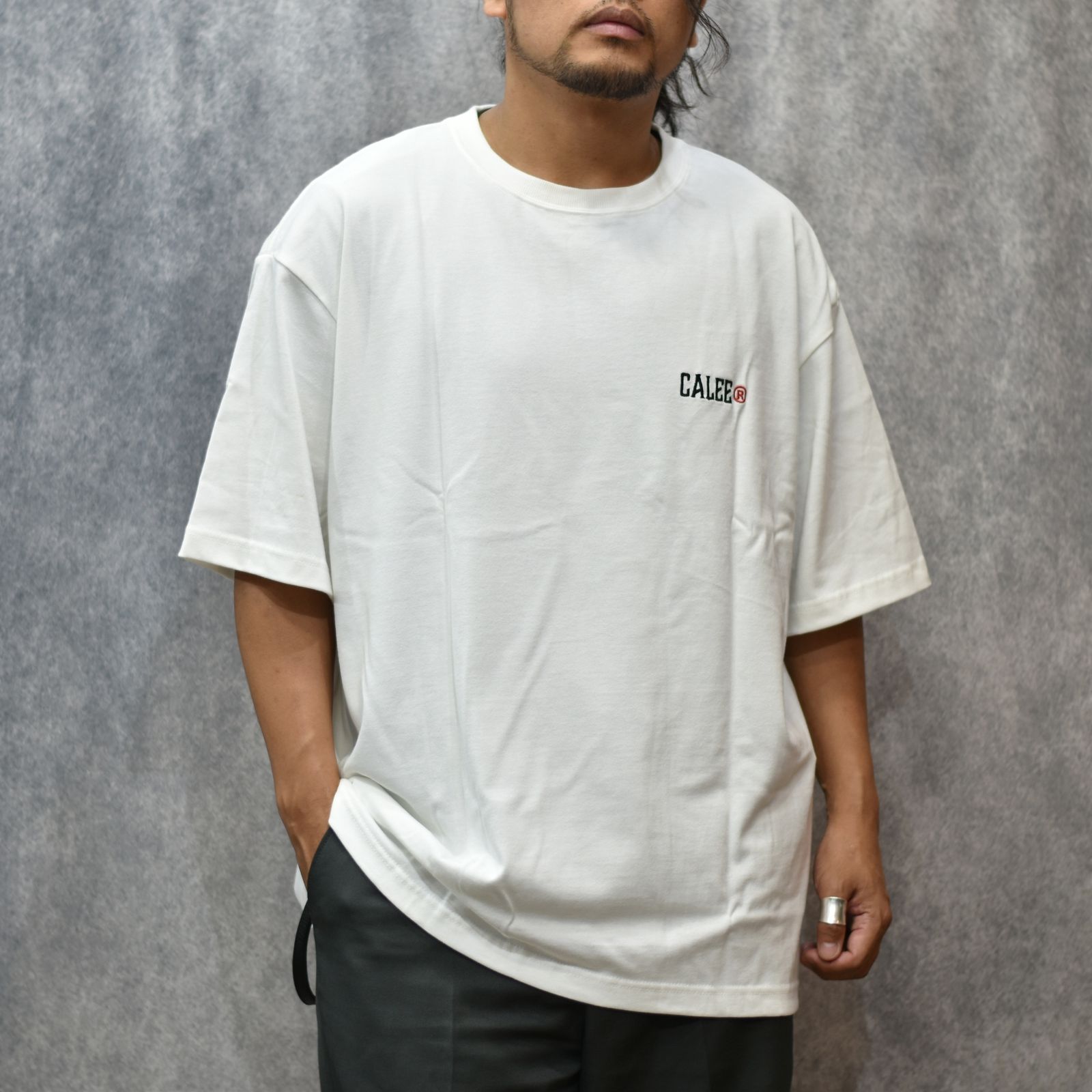 × MIHO MURAKAMI DROP SHOULDER PRINT TEE (WHITE / B) / × 村上実帆 プリントTシャツ