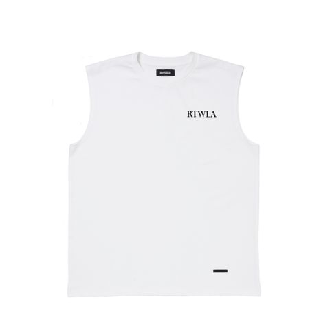 予約商品｜R9 RTWLA NOSLEEVE TEE （WHITE）｜ノースリーブ Tシャツ｜入荷：2026年5月予定