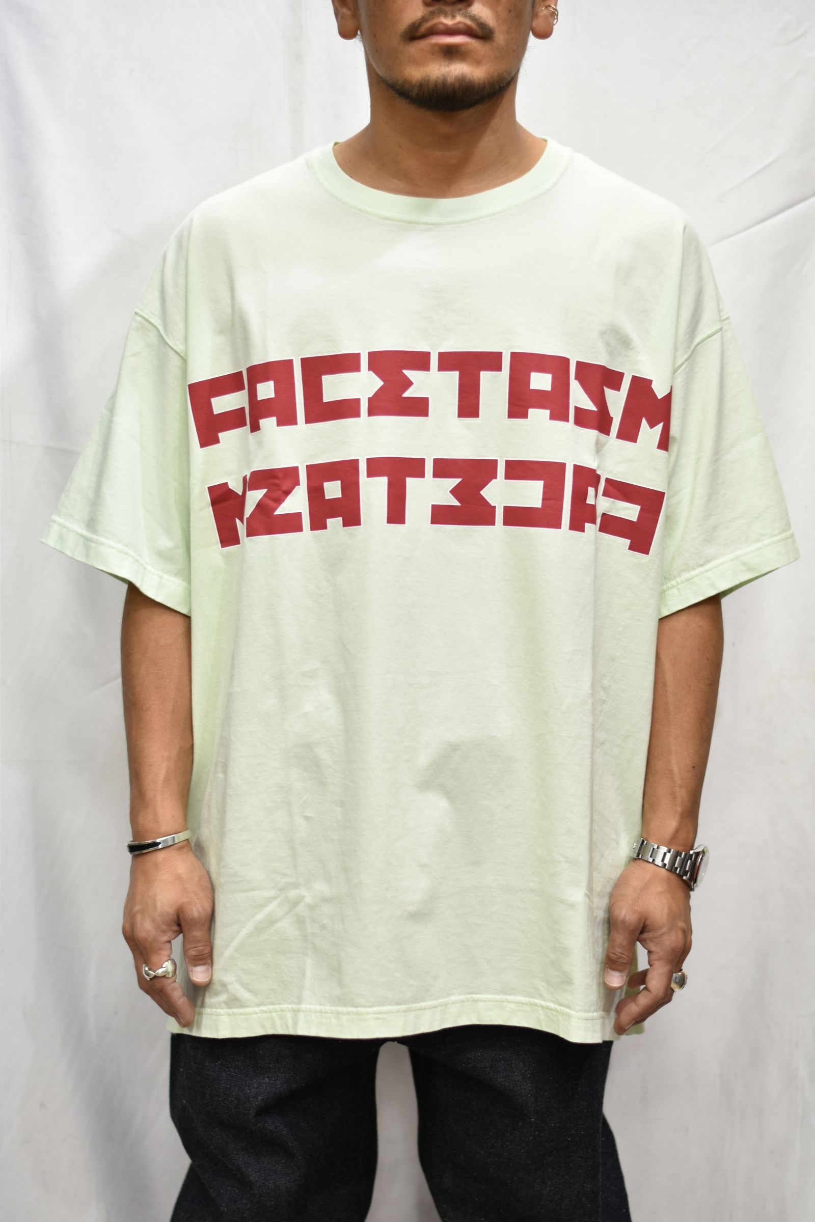 SOCCER LOGO BIG TEE (KHAKI)